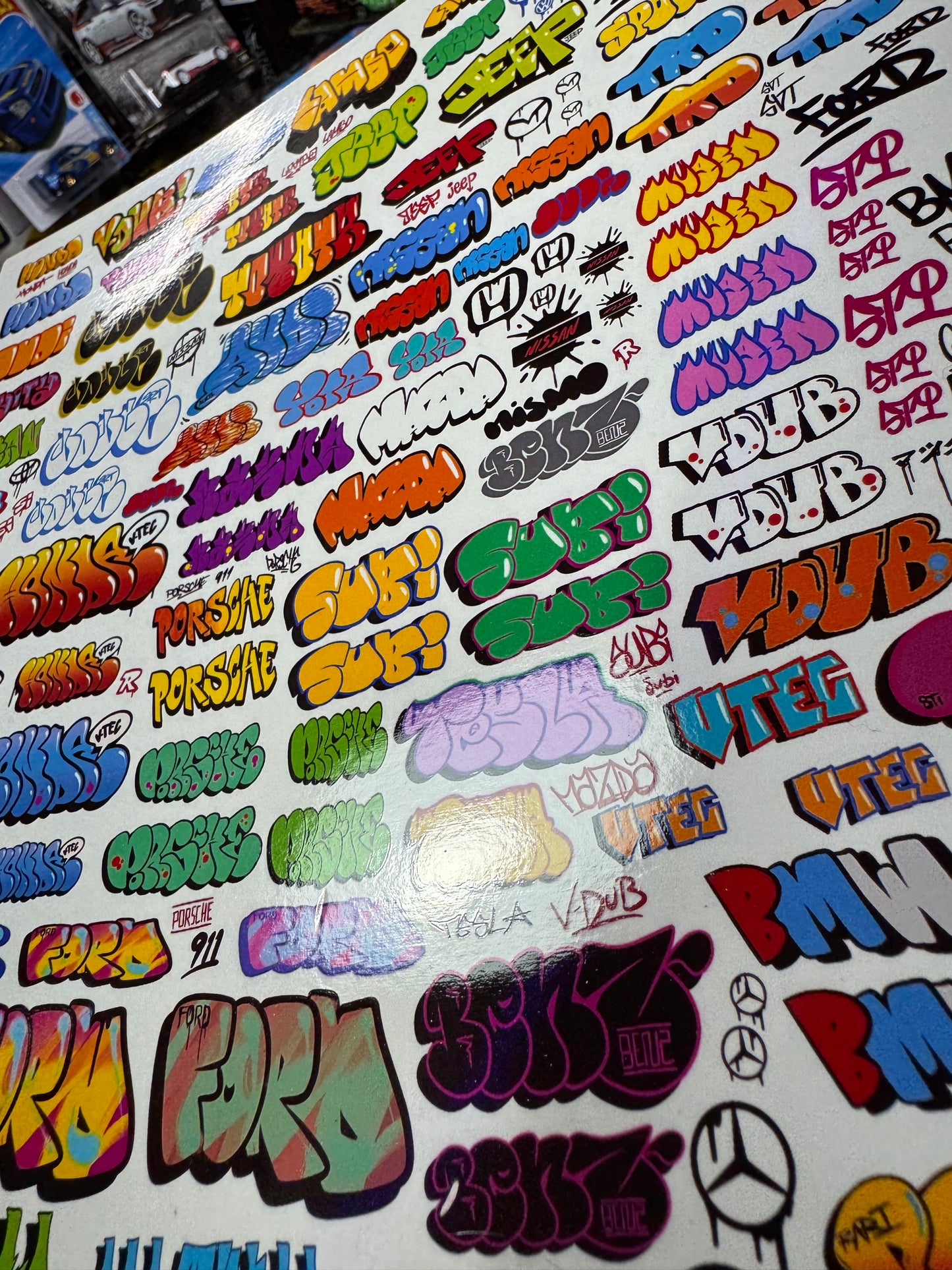 KBMER Graffiti Water Slide Decals Vol 01.
