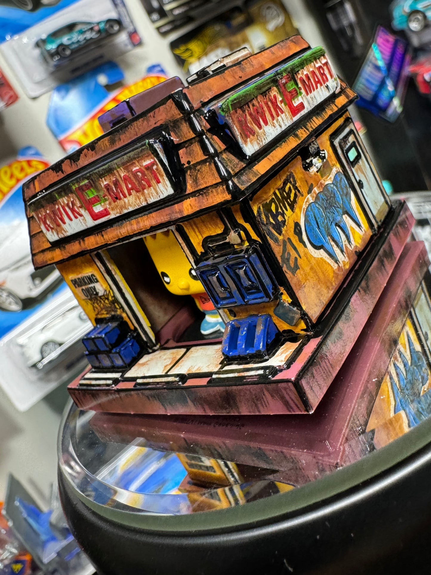 Graffiti Funko Bitty POP Town Bart Simpson Kwik-E-Mart
