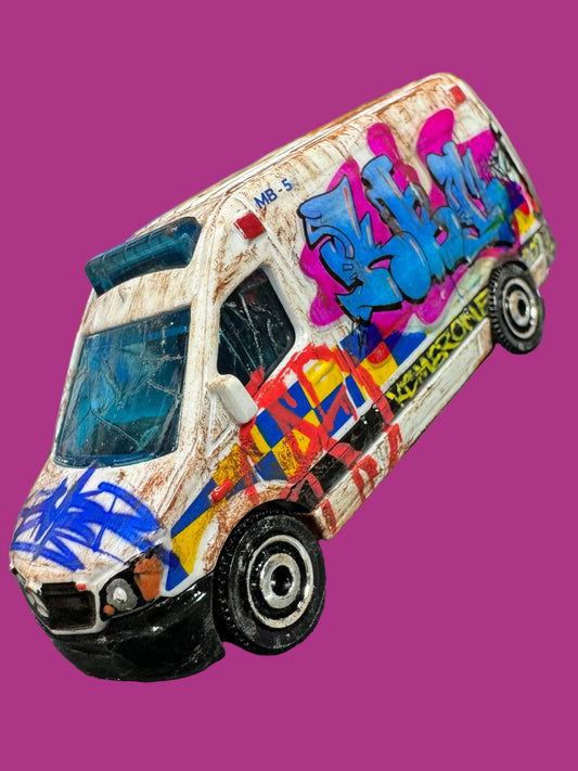 Graffiti Ambulance Matchbox (1 of 1)