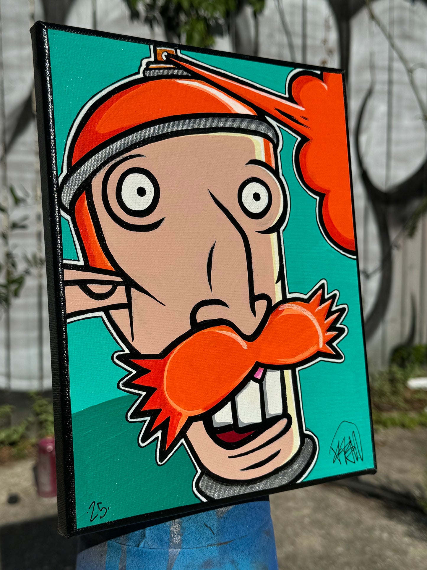 Nigel Thornberry Cantoon Canvas 8x10”
