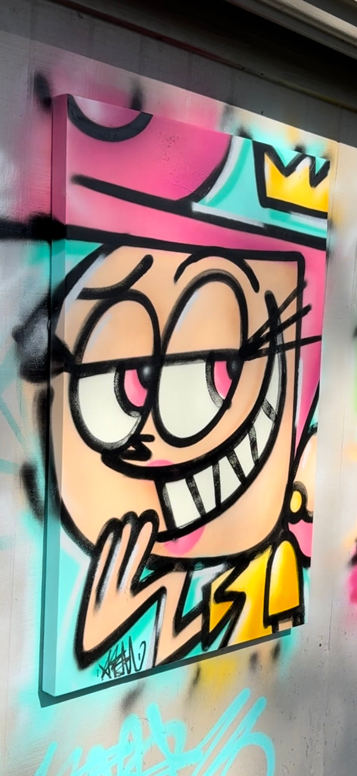 Fairly Odd Parents Wanda 24x36” Canvas