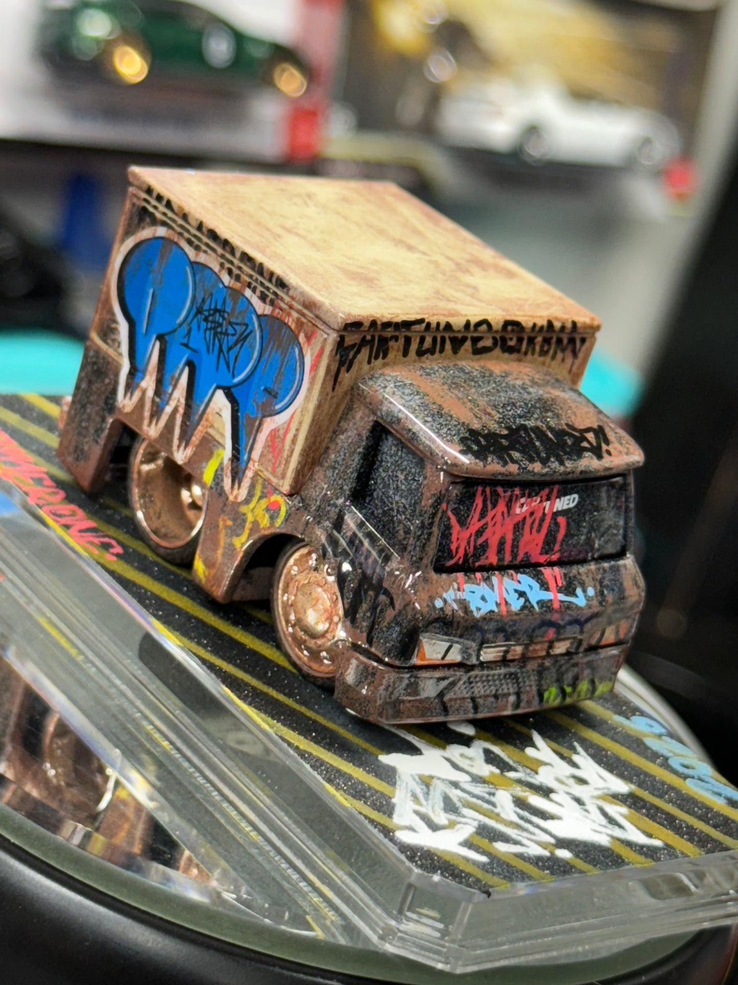 Graffiti Car Tuned Box Truck  (1 of 1)