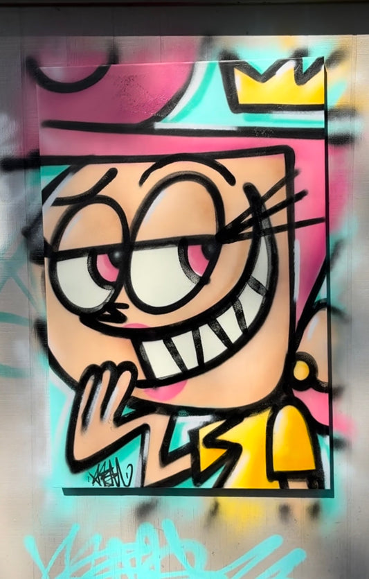 Fairly Odd Parents Wanda 24x36” Canvas