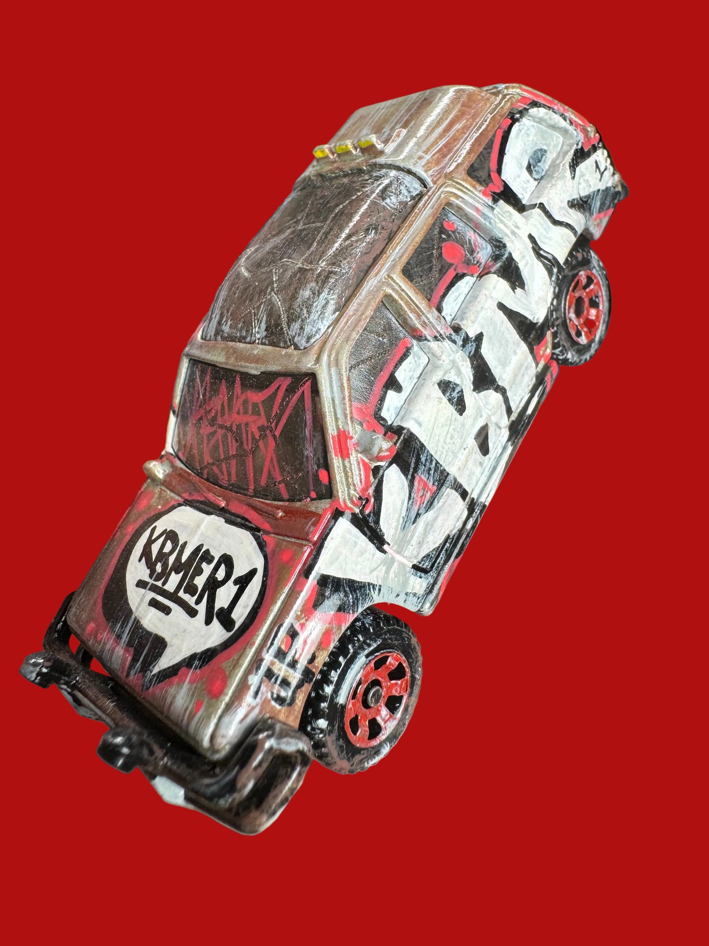 Graffiti Jurassic Park Ford Explorer Matchbox (1 of 1)