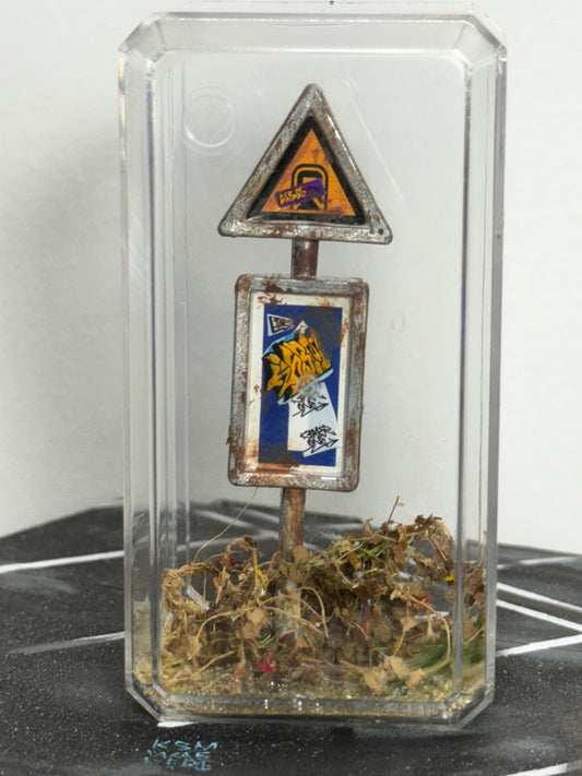 Mini Graffiti Street Sign