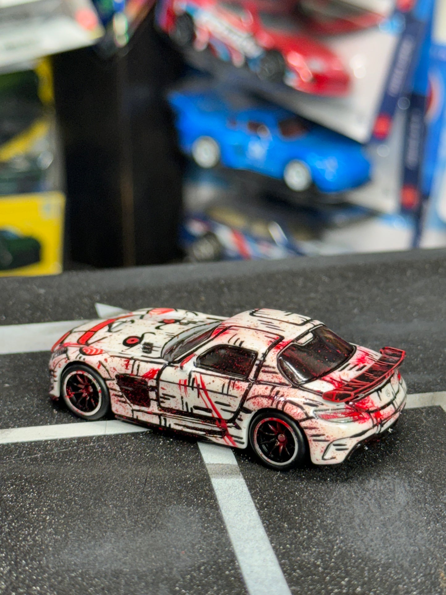 Manga Jigsaw Mercedes-Benz SLS AMG Hot Wheels (1 of 1)