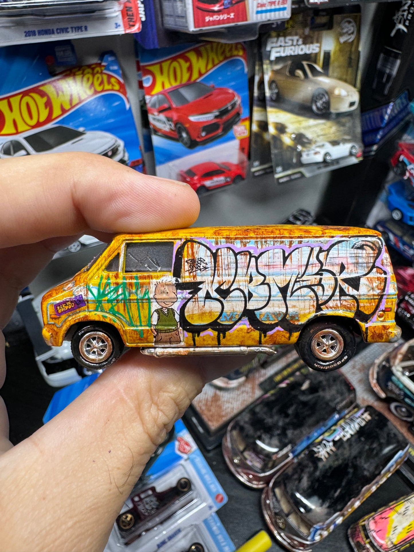 Graffiti Boogie 75 Chevy G20 Van Johnny Lighting (1 of 1)