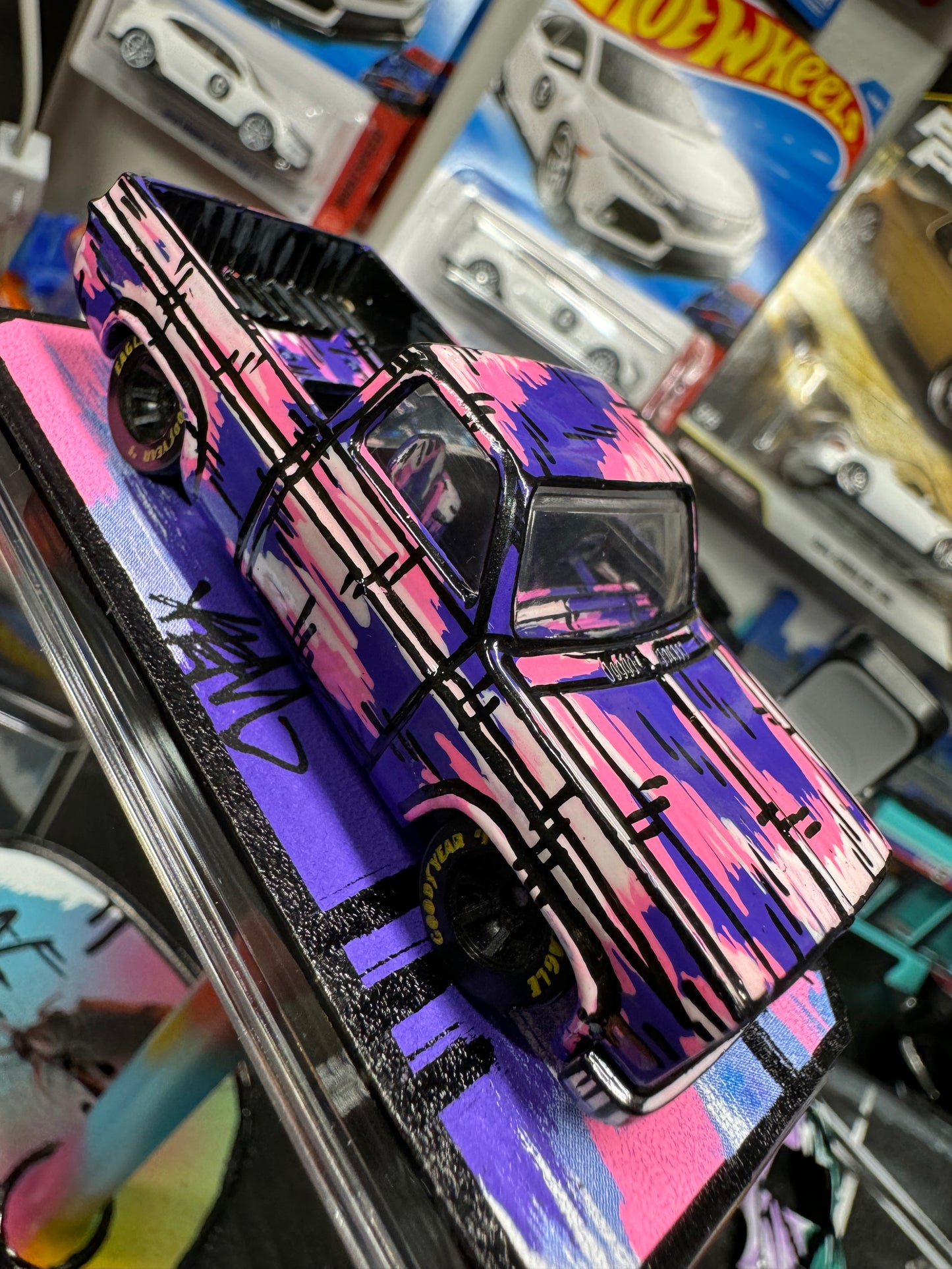 Custom Manga C10 Chevy Truck Hot Wheels (1 of 1)