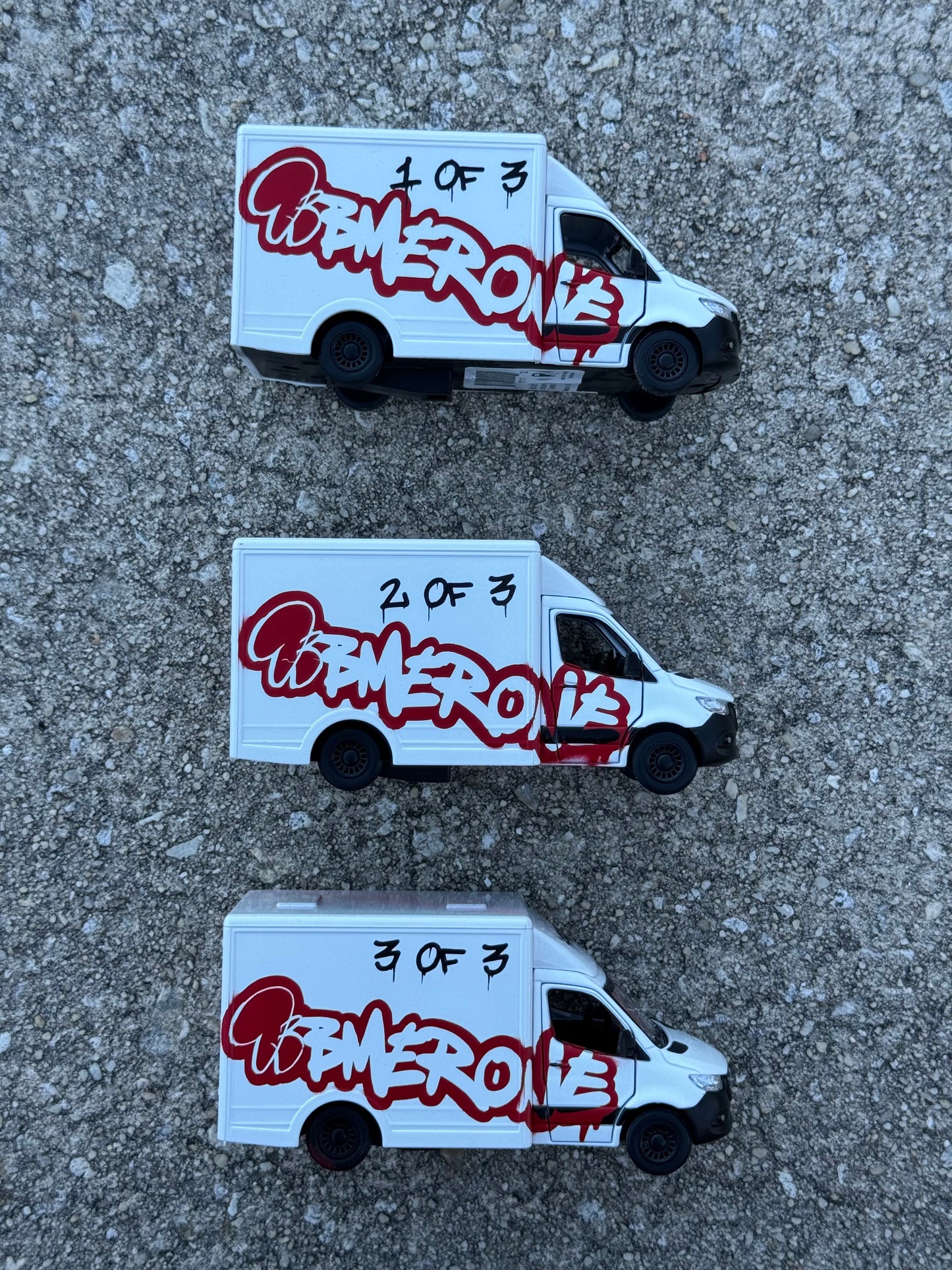 (1 of 3) Kbmerone Graffiti Box Truck