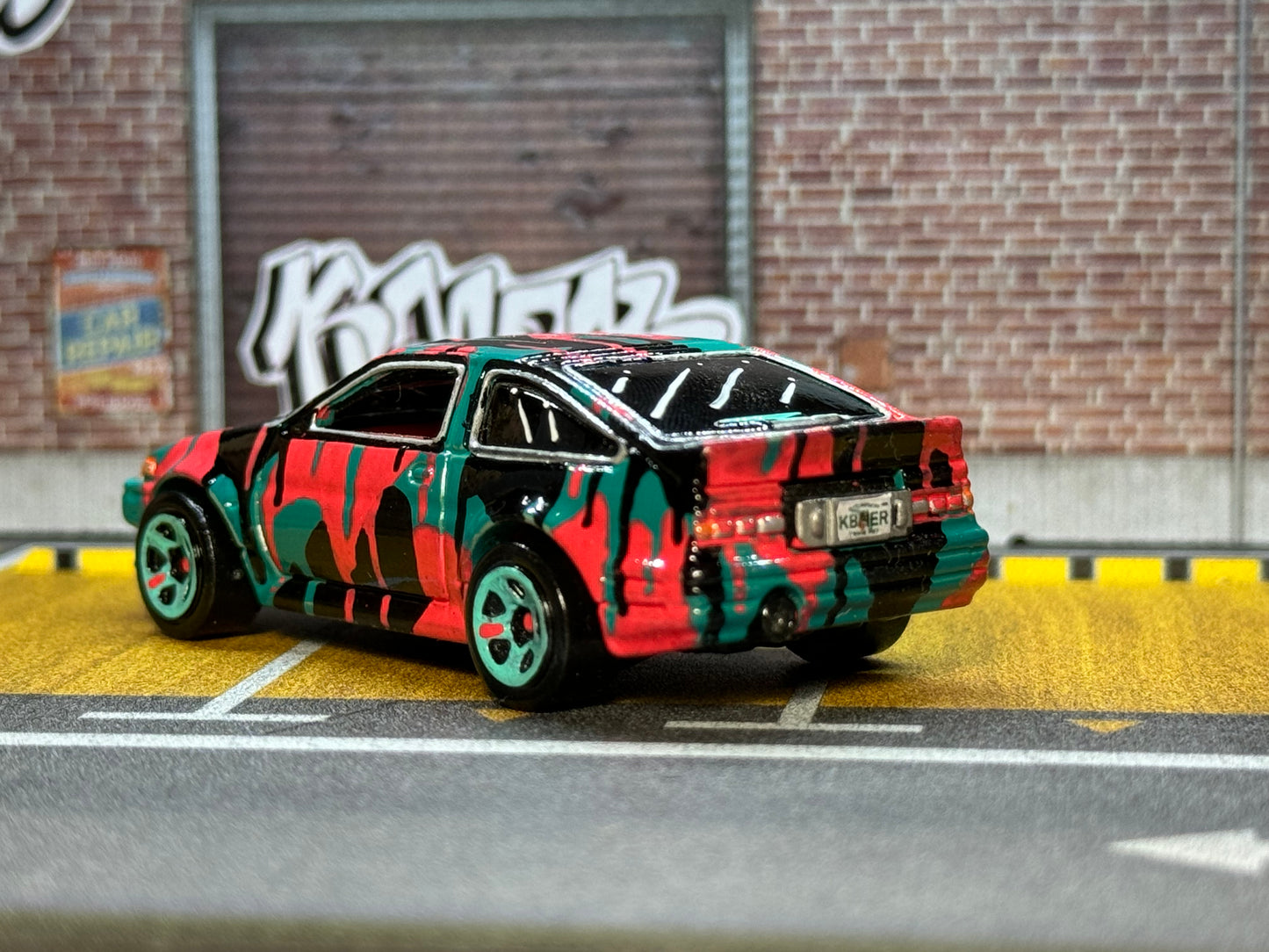Camo Drip Hot Wheels Toyota AE86 (1 of 1)