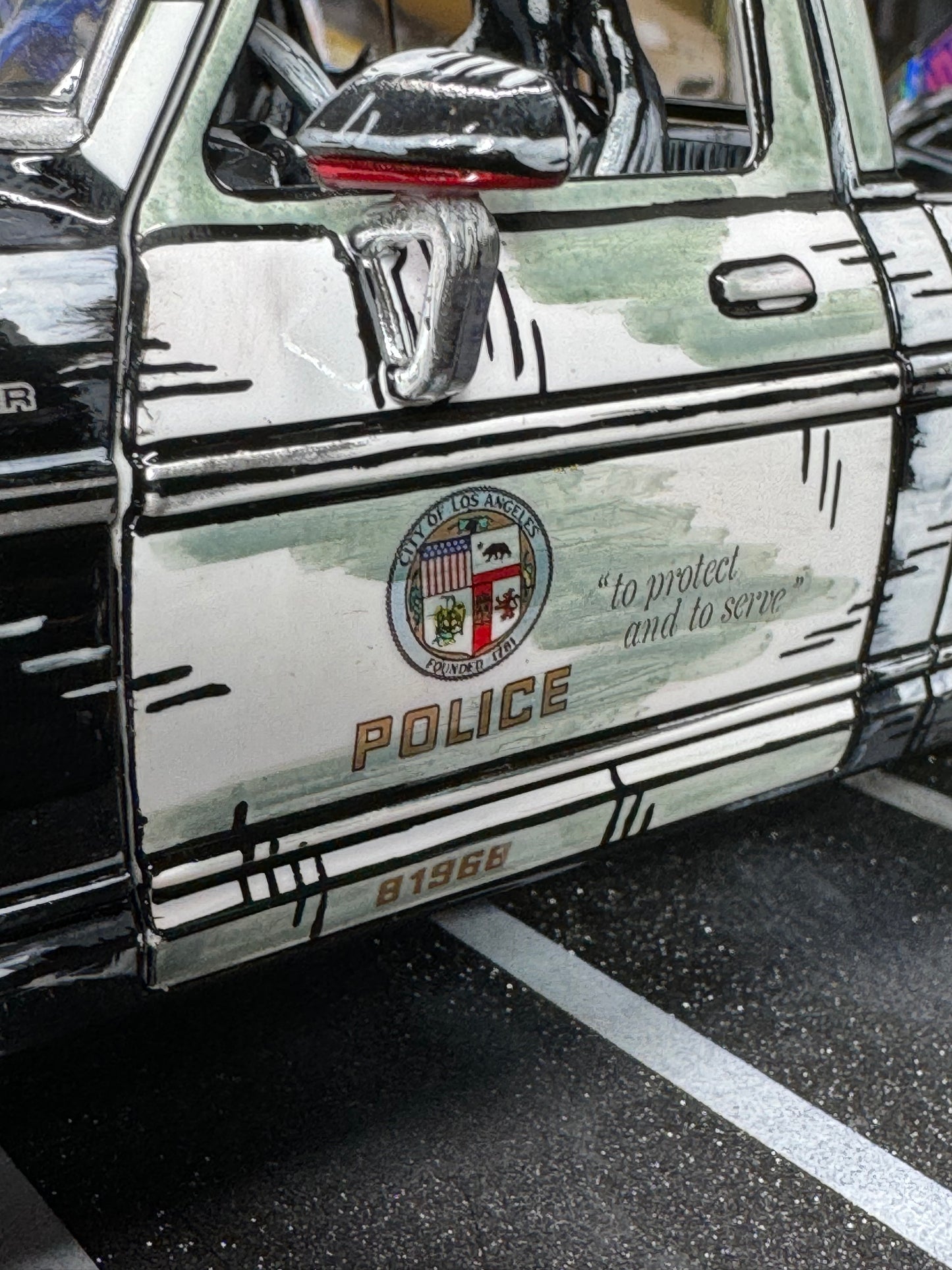 Custom Manga Ford F150 Ranger GTD Police Truck ( 1 of 1)