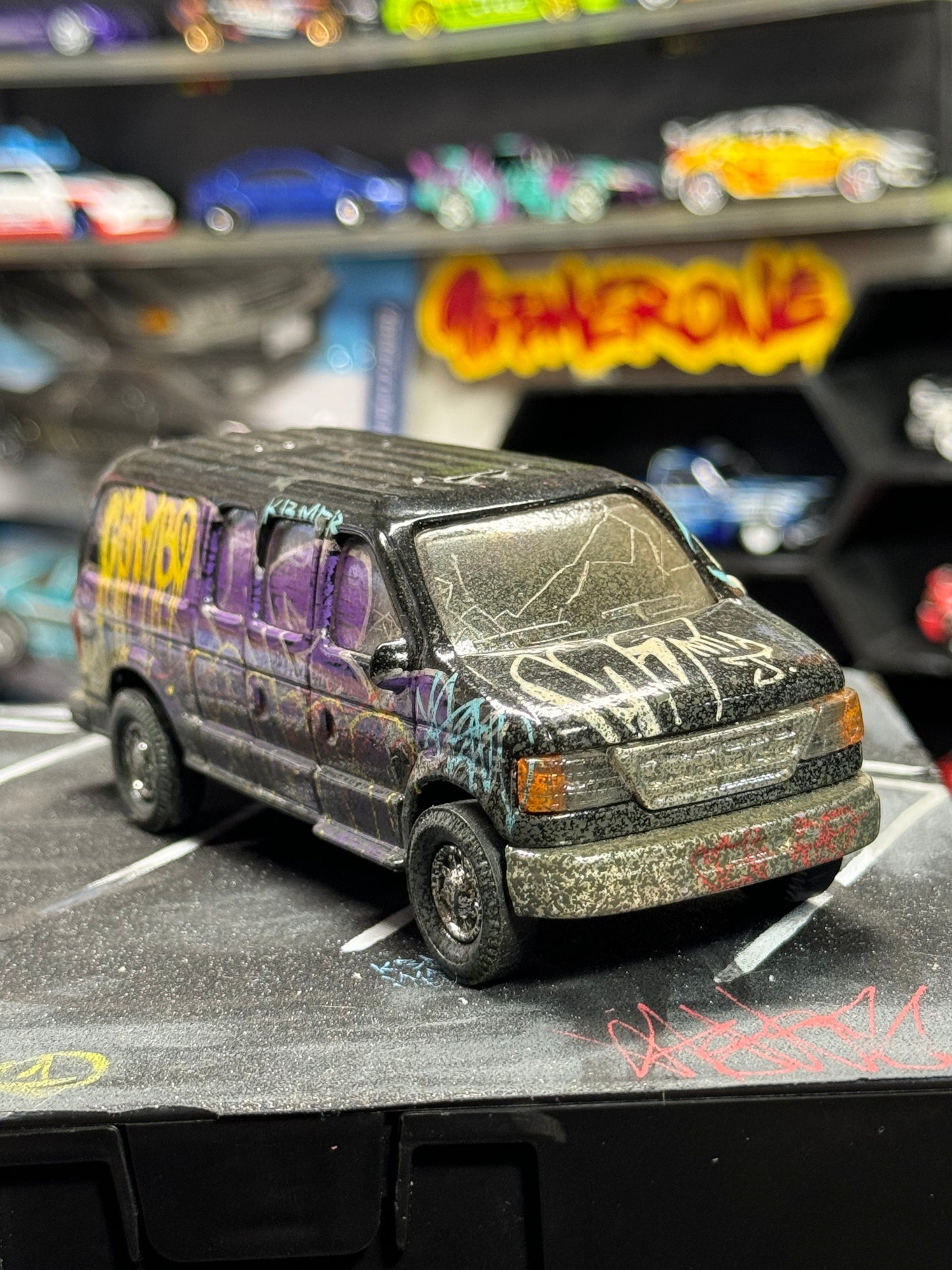 Graffiti Ford Van
