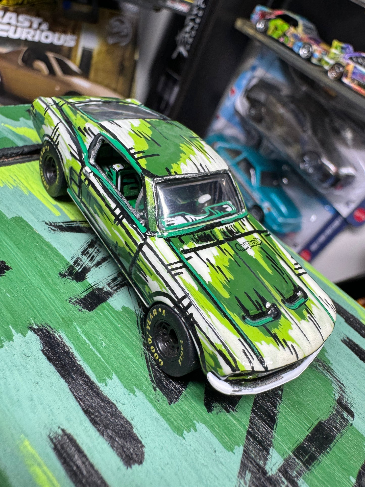 Manga Mustang Hot Wheels (1 of 1)