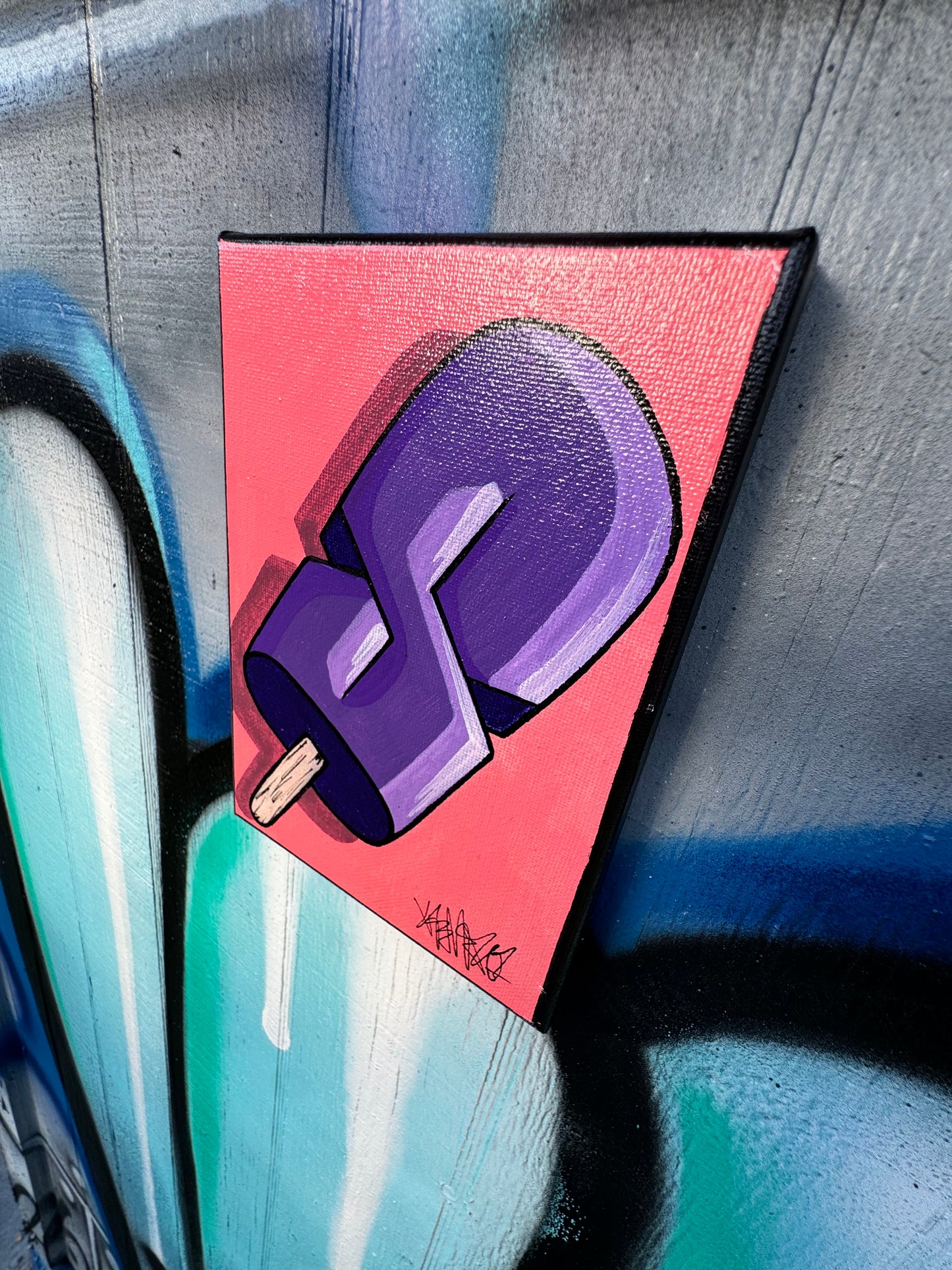 90s S Popsicle Canvas
