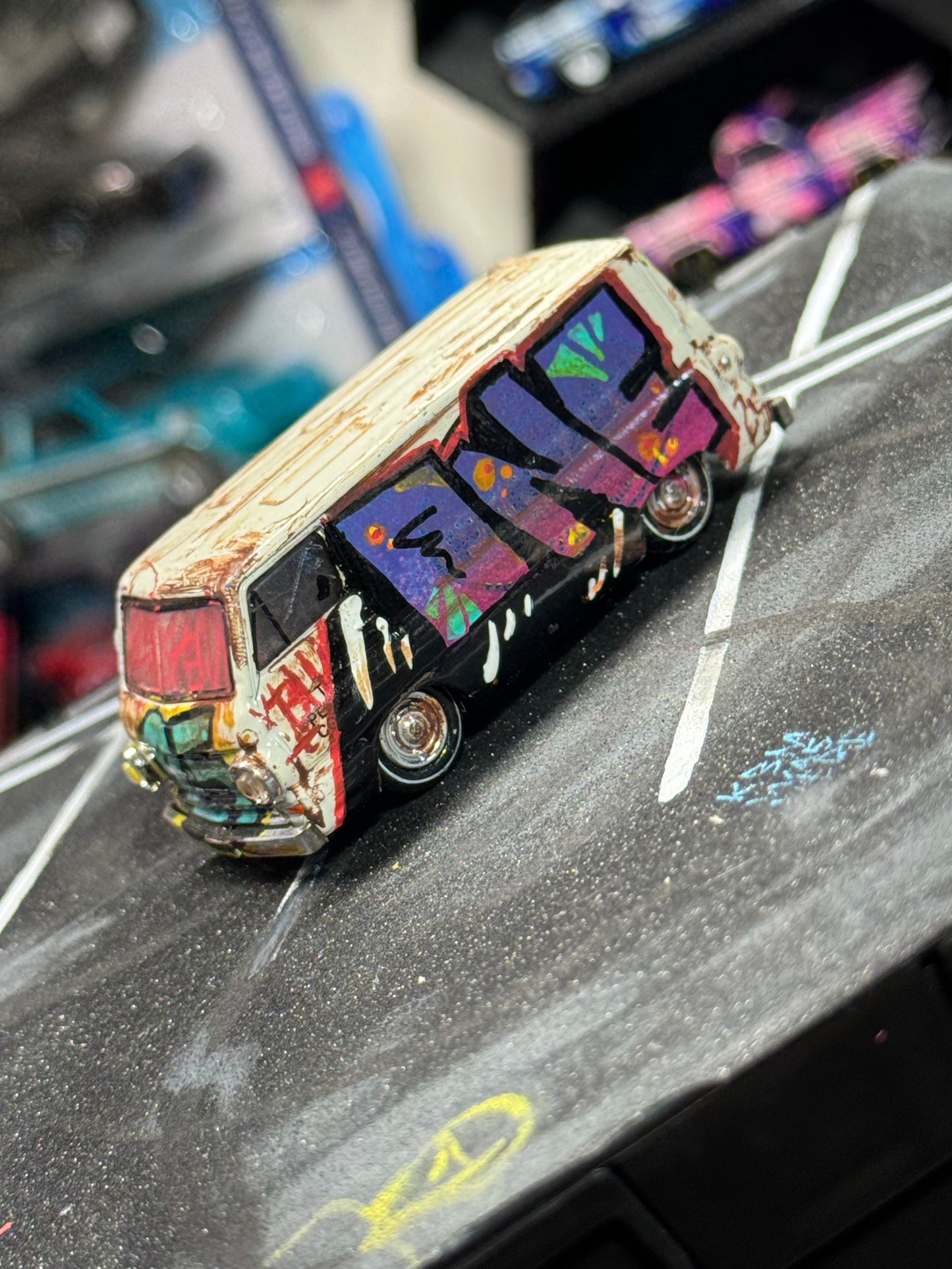 Graffiti Dodge Panel Van