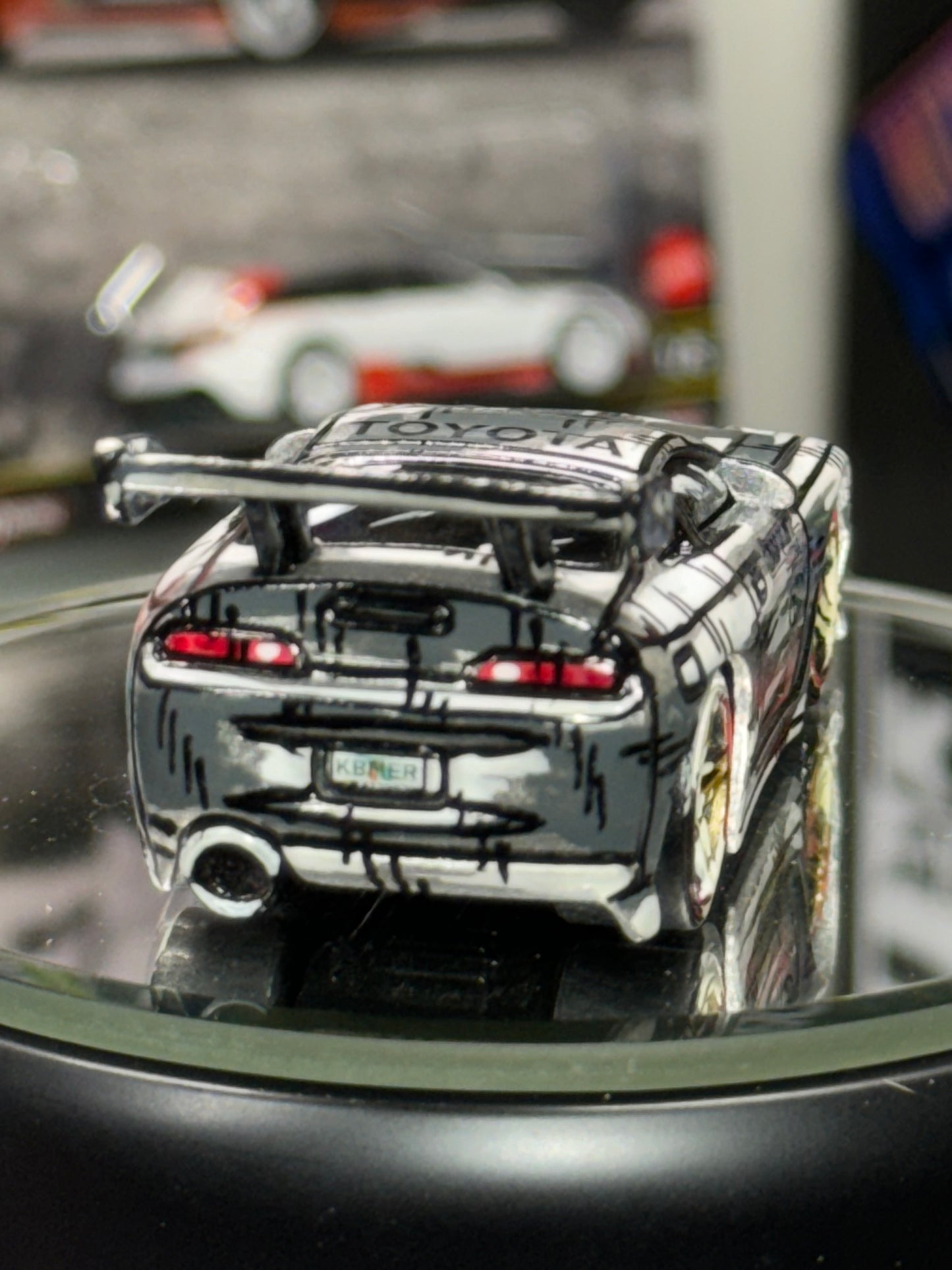 Manga Hot Wheels Toyota Supra Tooned (1 of 1)