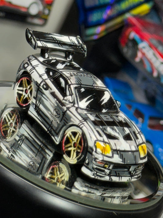 Manga Hot Wheels Toyota Supra Tooned (1 of 1)