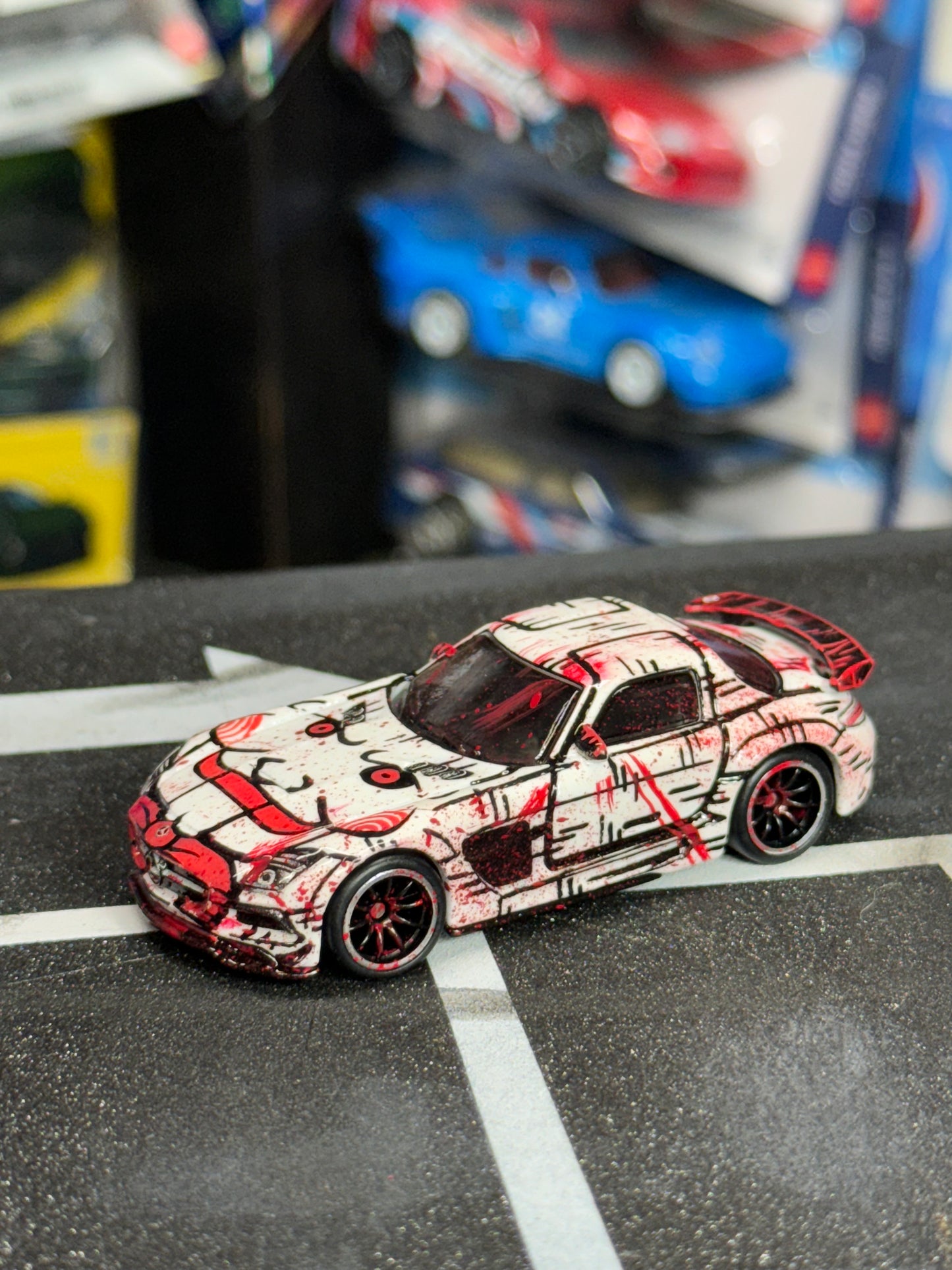 Manga Jigsaw Mercedes-Benz SLS AMG Hot Wheels (1 of 1)
