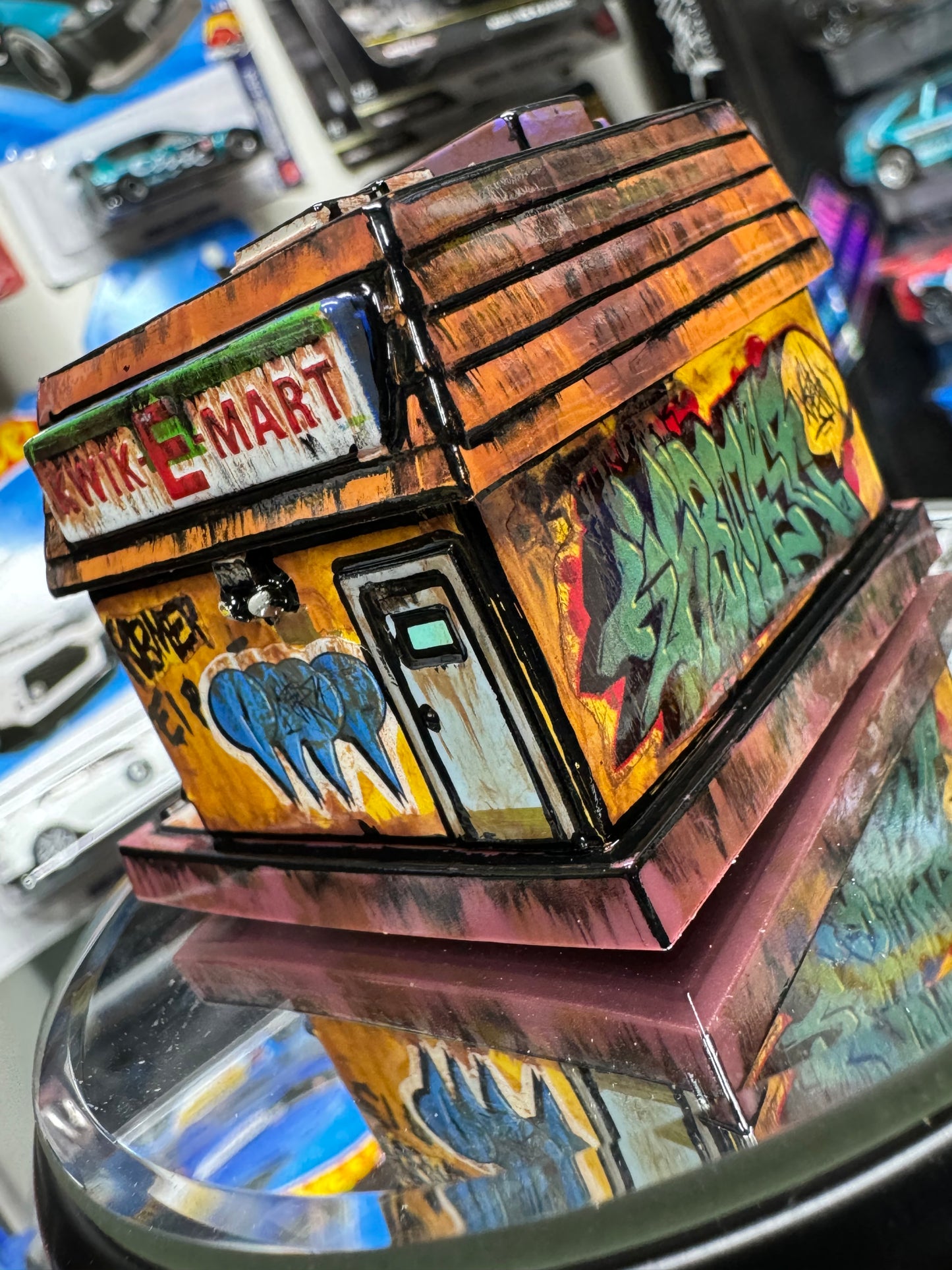 Graffiti Funko Bitty POP Town Bart Simpson Kwik-E-Mart