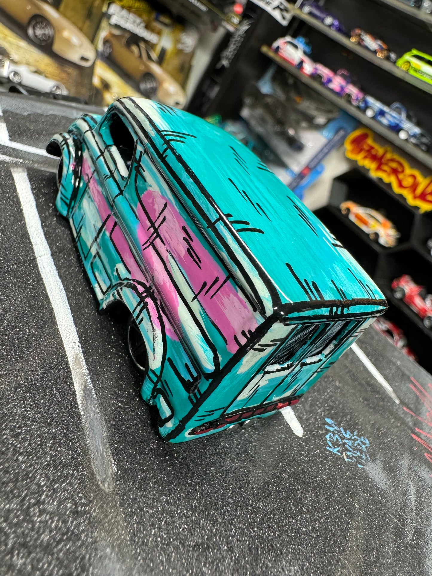 Custom Manga Milk Truck Hot Wheels (1 of 1)