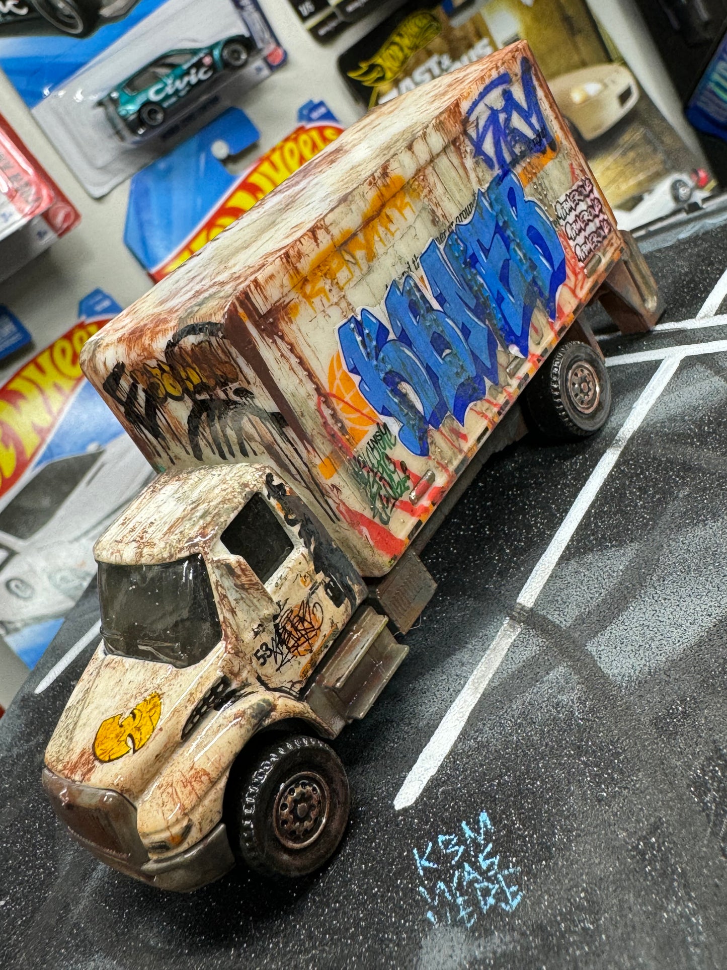 Graffiti Box Truck Matchbox (1 of 1)