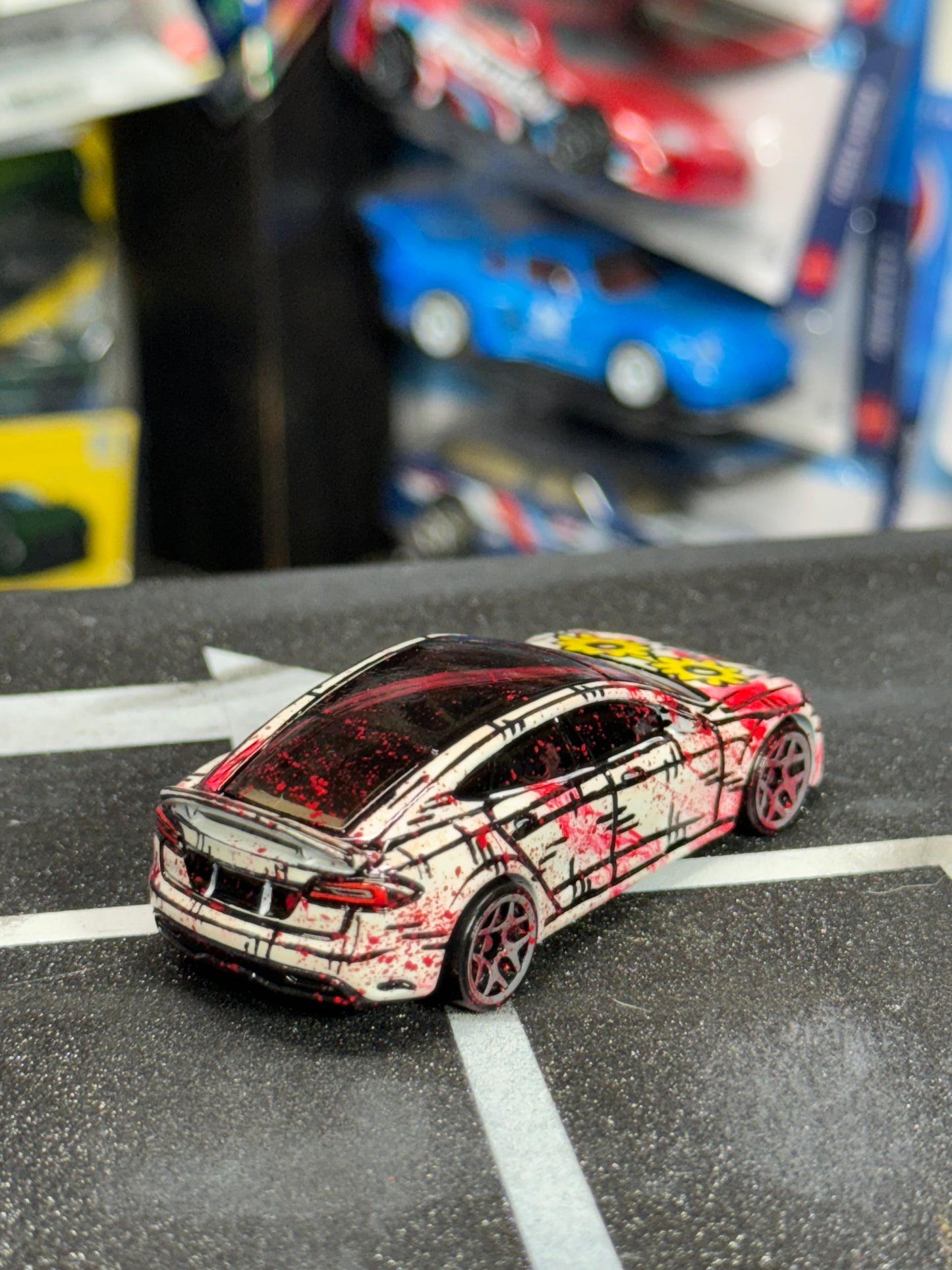 Manga Art The Clown Tesla Model S Hot Wheels (1 of 1)