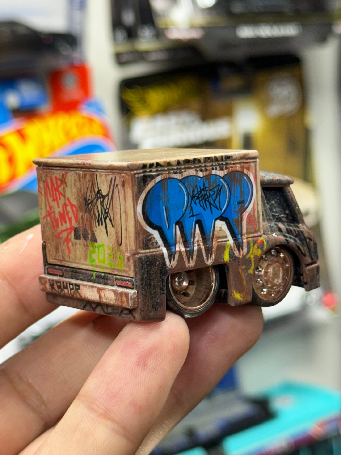 Graffiti Car Tuned Box Truck  (1 of 1)