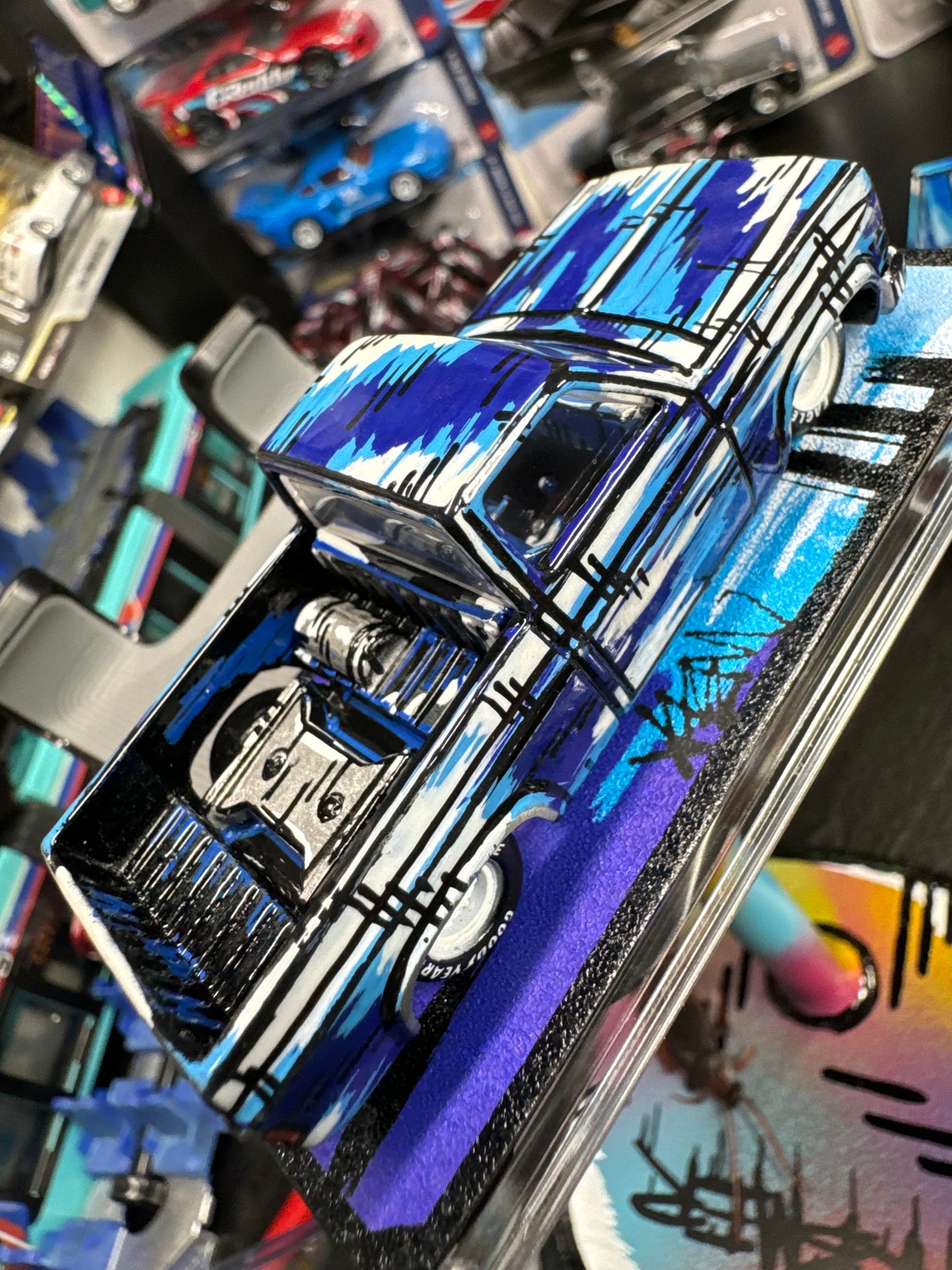 Custom Manga C10 Chevy Truck Hot Wheels (1 of 1)