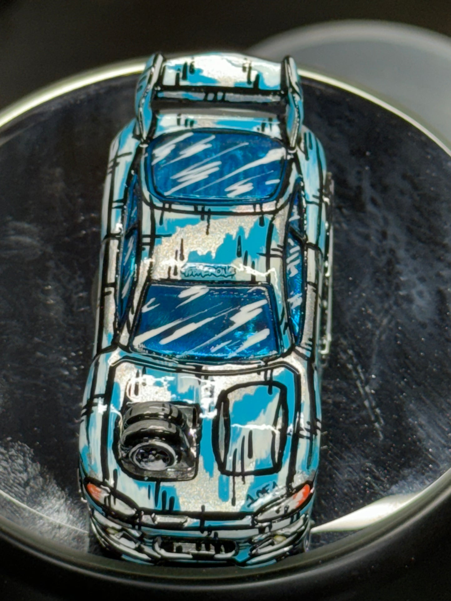 Manga Cartoon Mitsubishi Eclipse Hot Wheels (1 of 1)