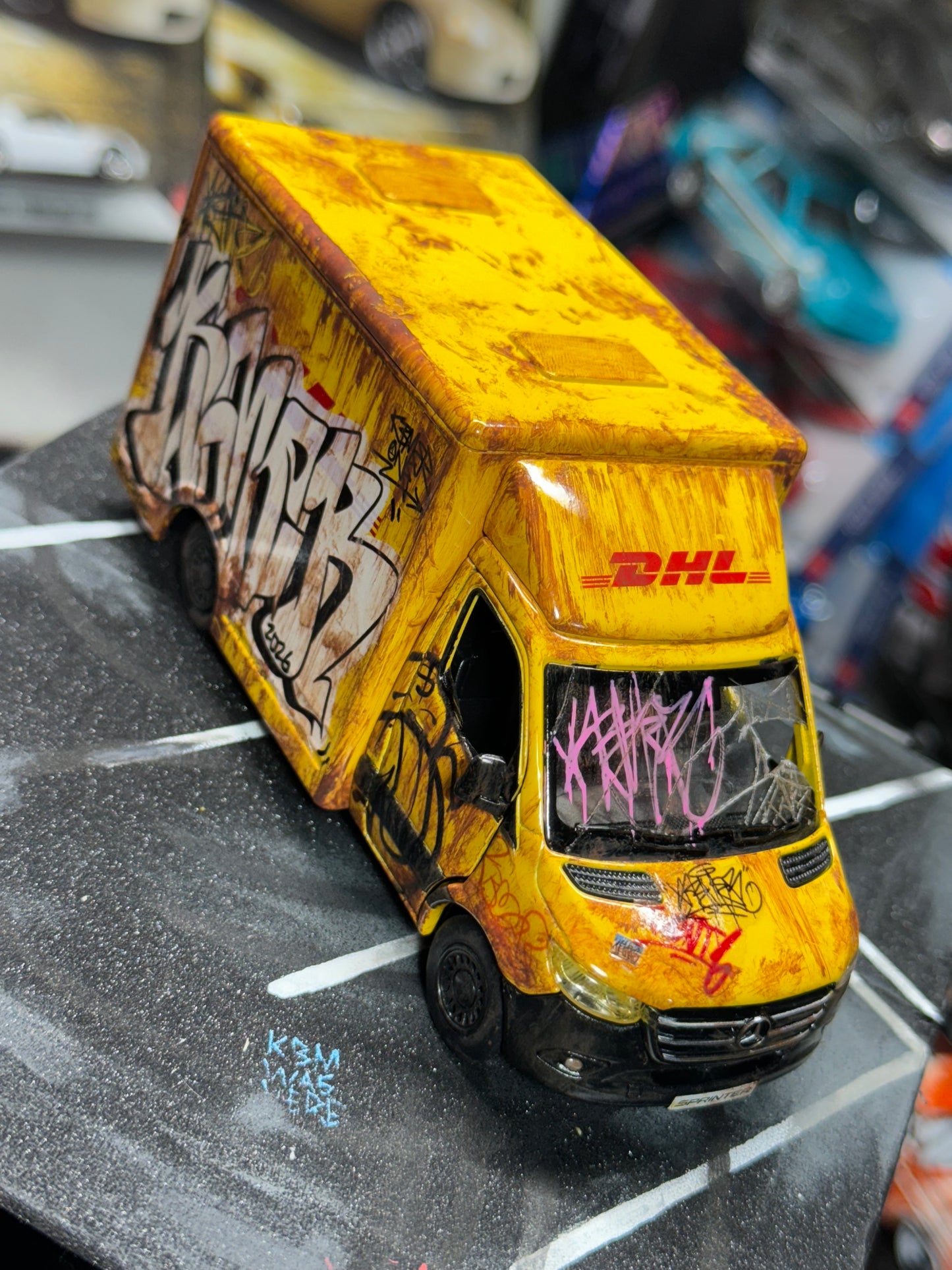 Graffiti Mercedes Sprinter Box Truck