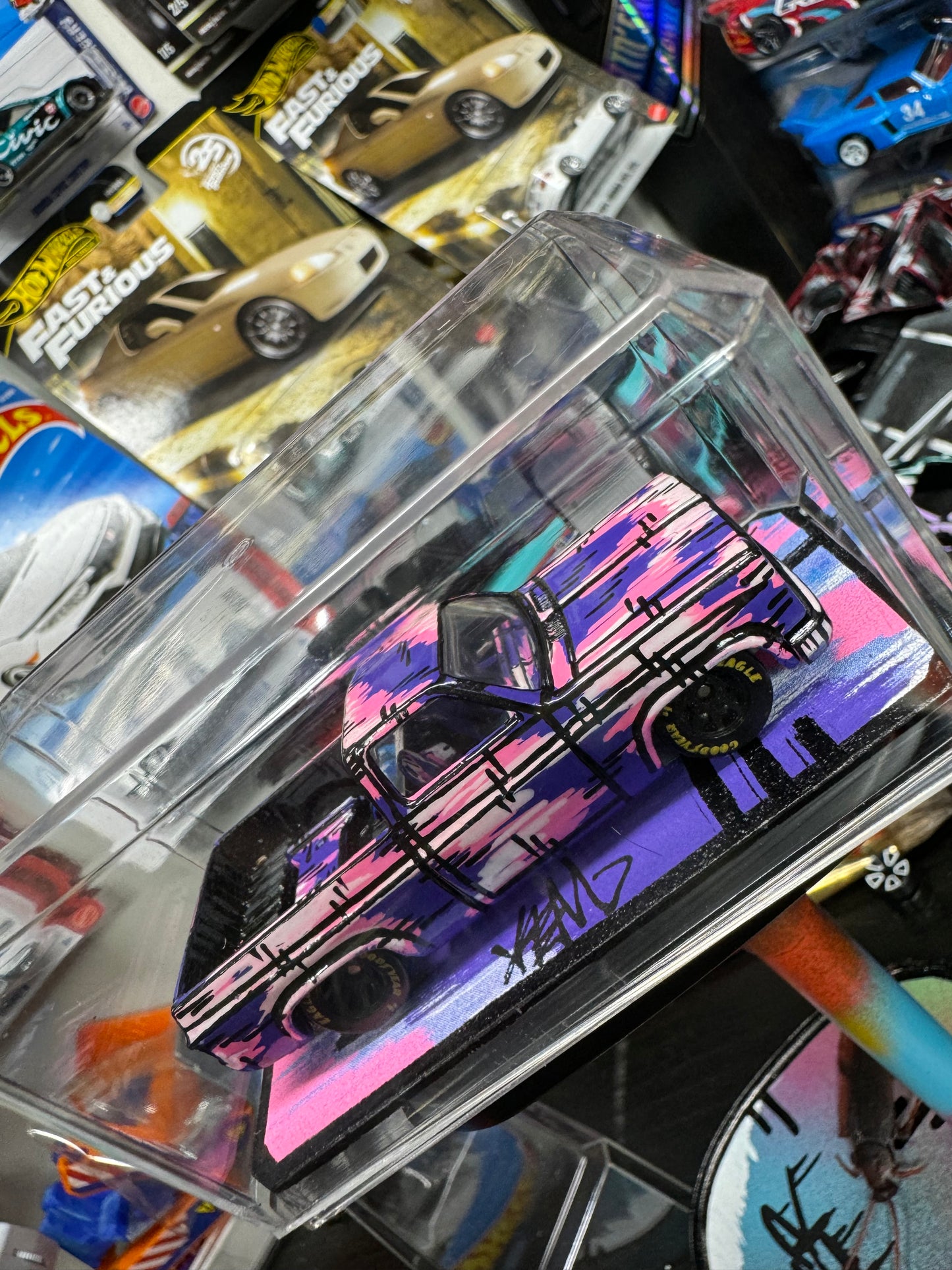 Custom Manga C10 Chevy Truck Hot Wheels (1 of 1)