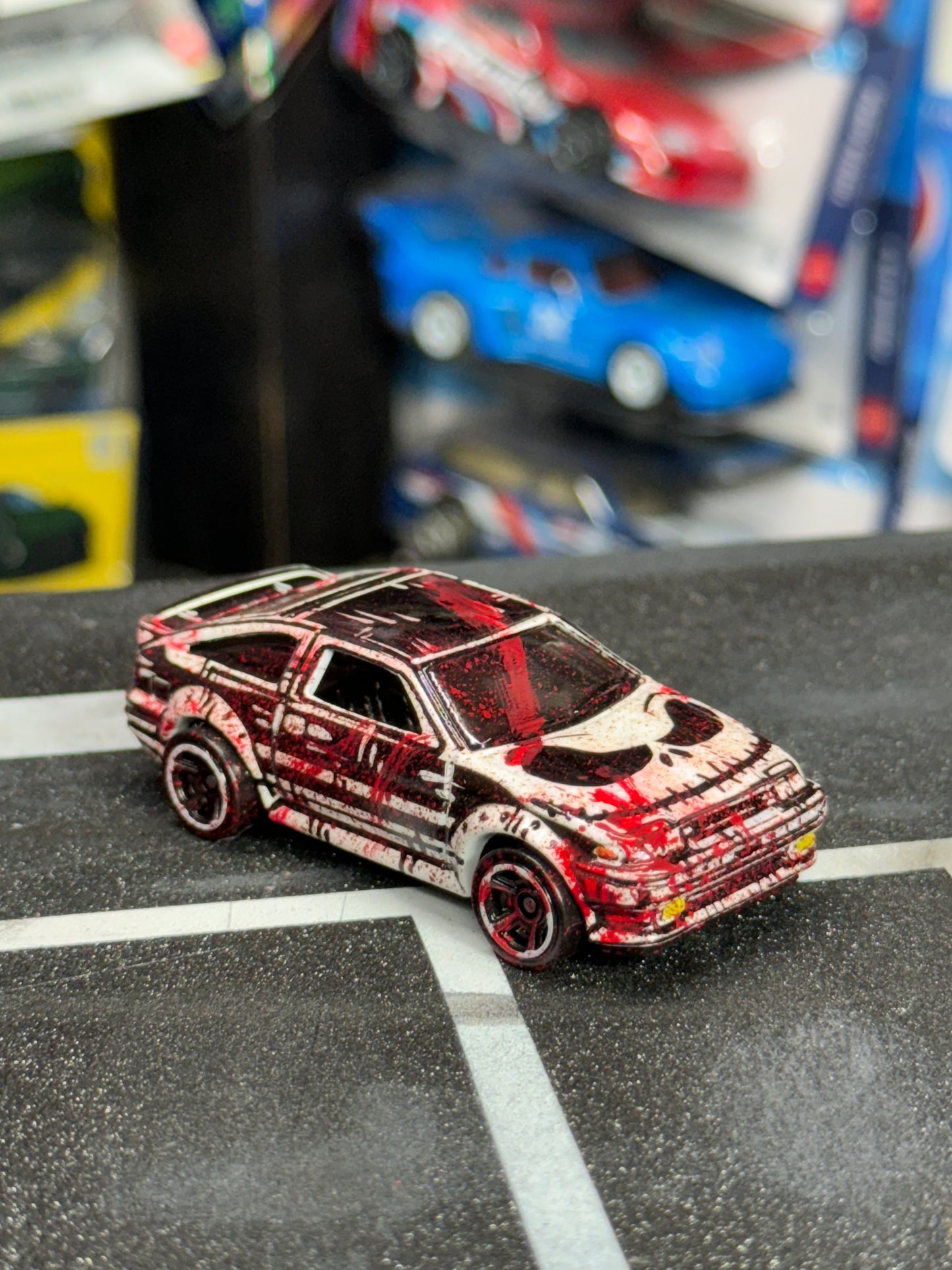 Manga Jack Skellington Toyota Corolla Hot Wheels (1 of 1)