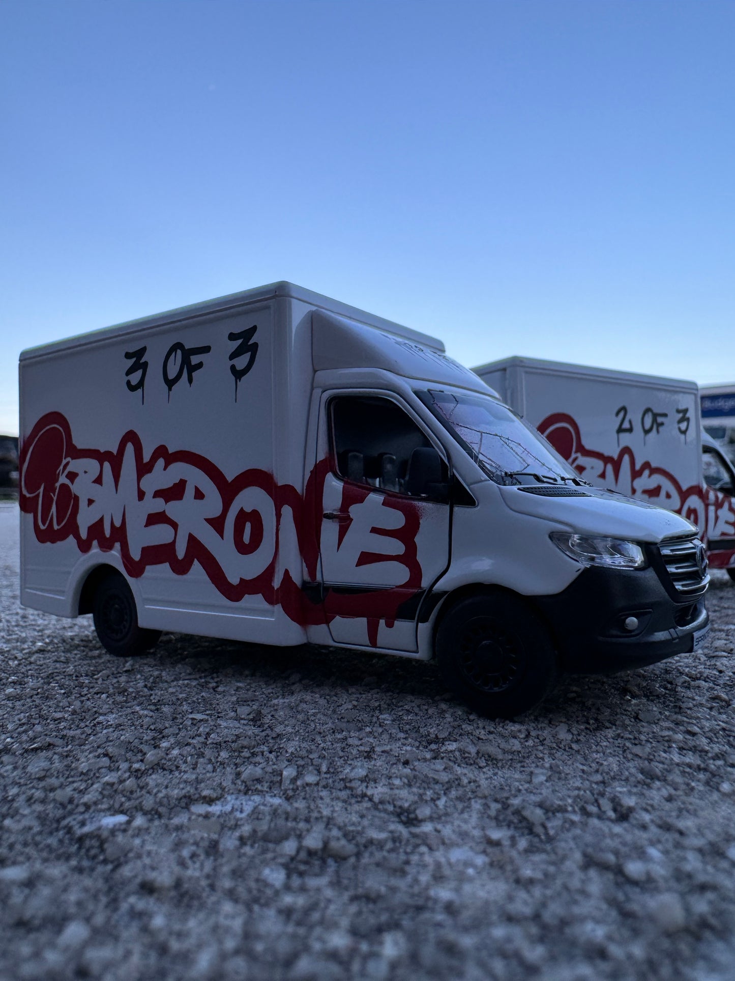 (1 of 3) Kbmerone Graffiti Box Truck