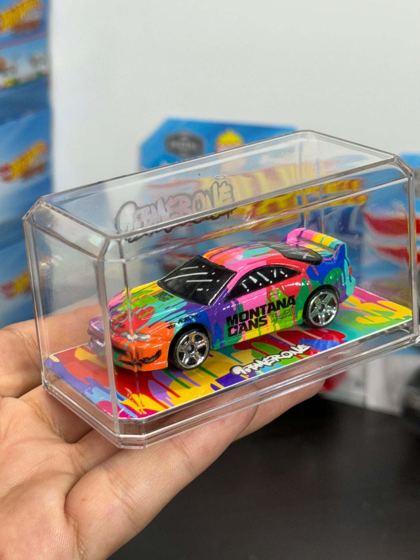 Rainbow Drip Acura Integra Hot Wheel