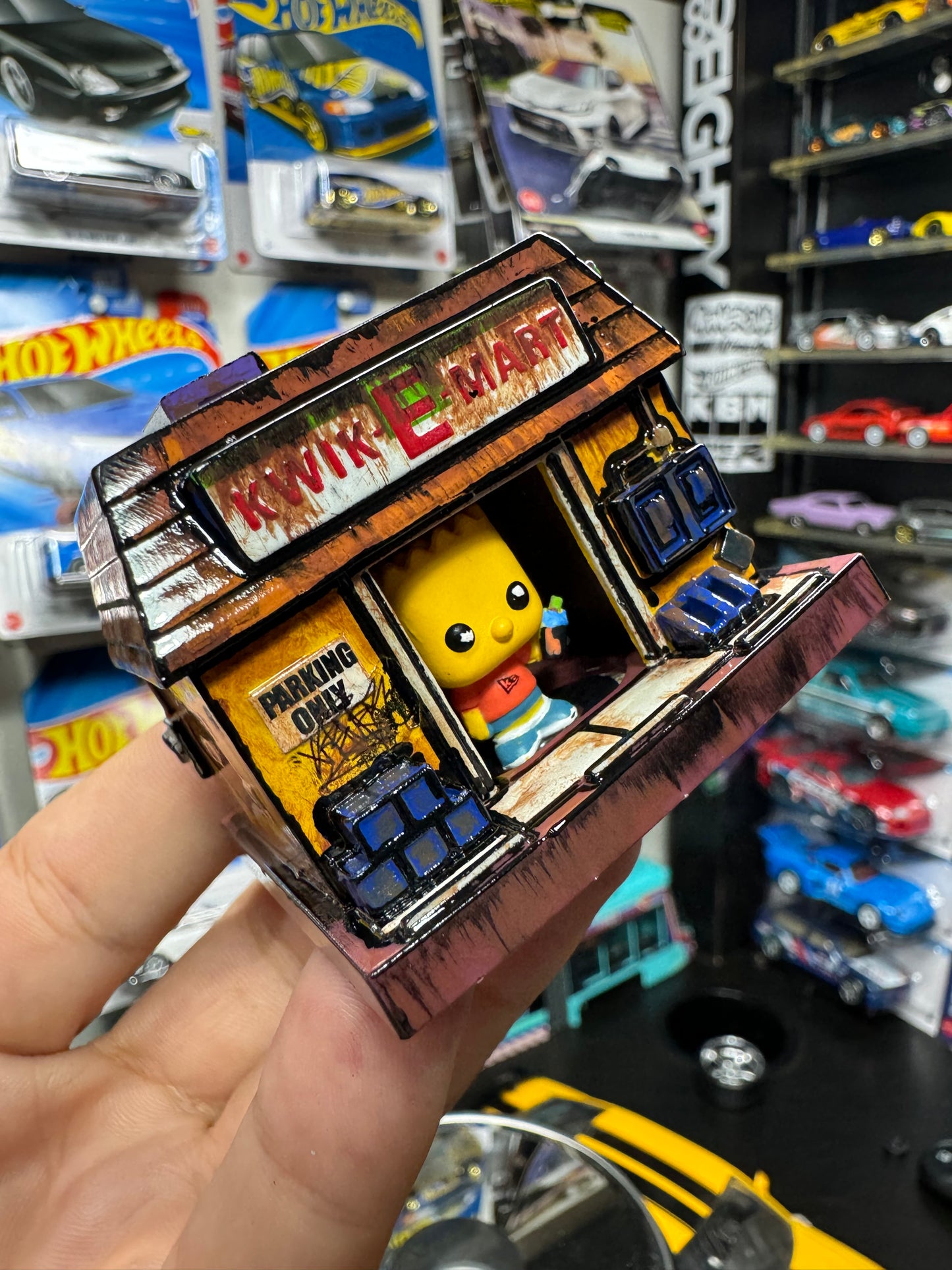 Graffiti Funko Bitty POP Town Bart Simpson Kwik-E-Mart