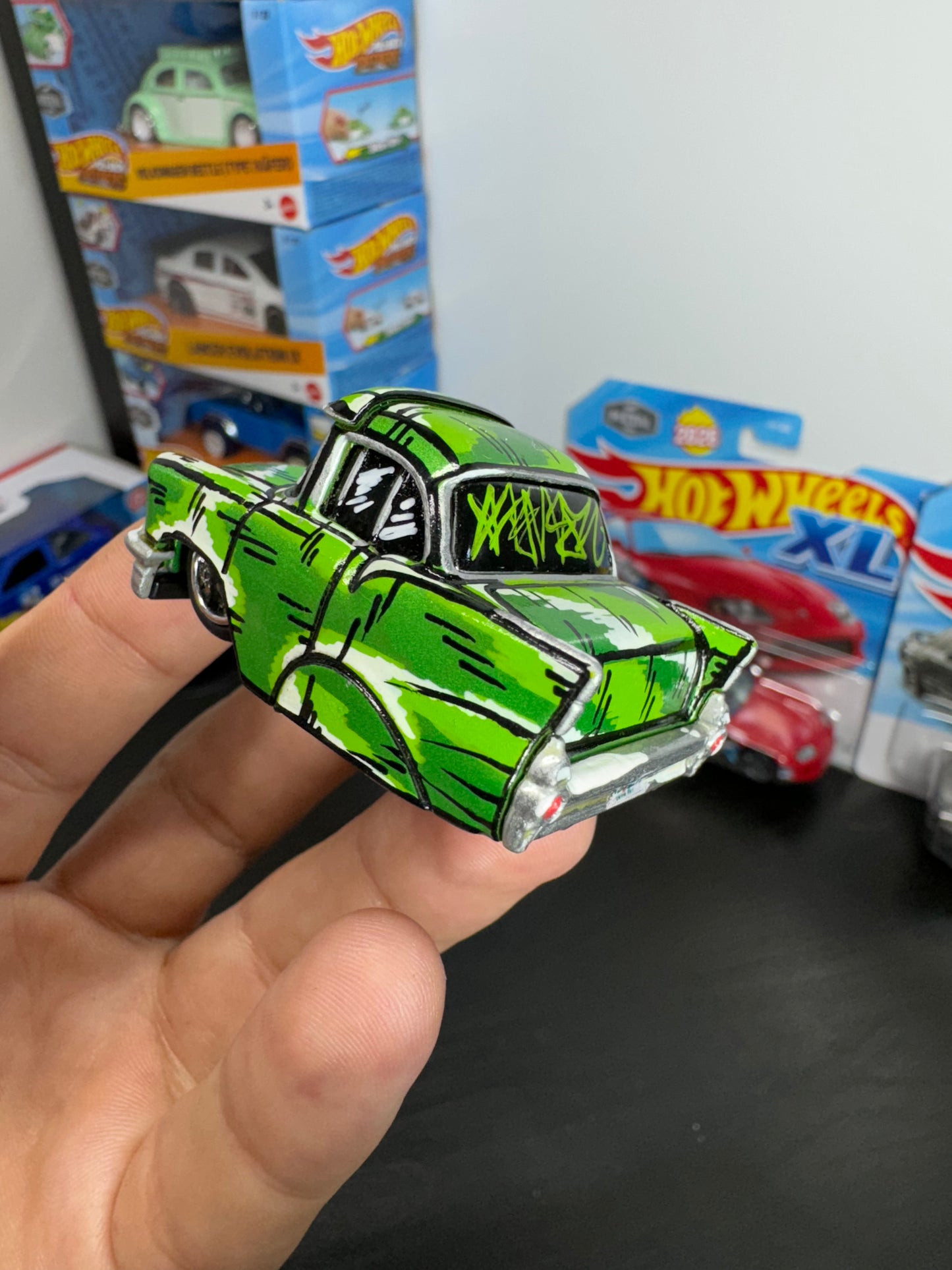 Custom Manga Car Tuned 57’ Chevy Bel Air (1 of 1)