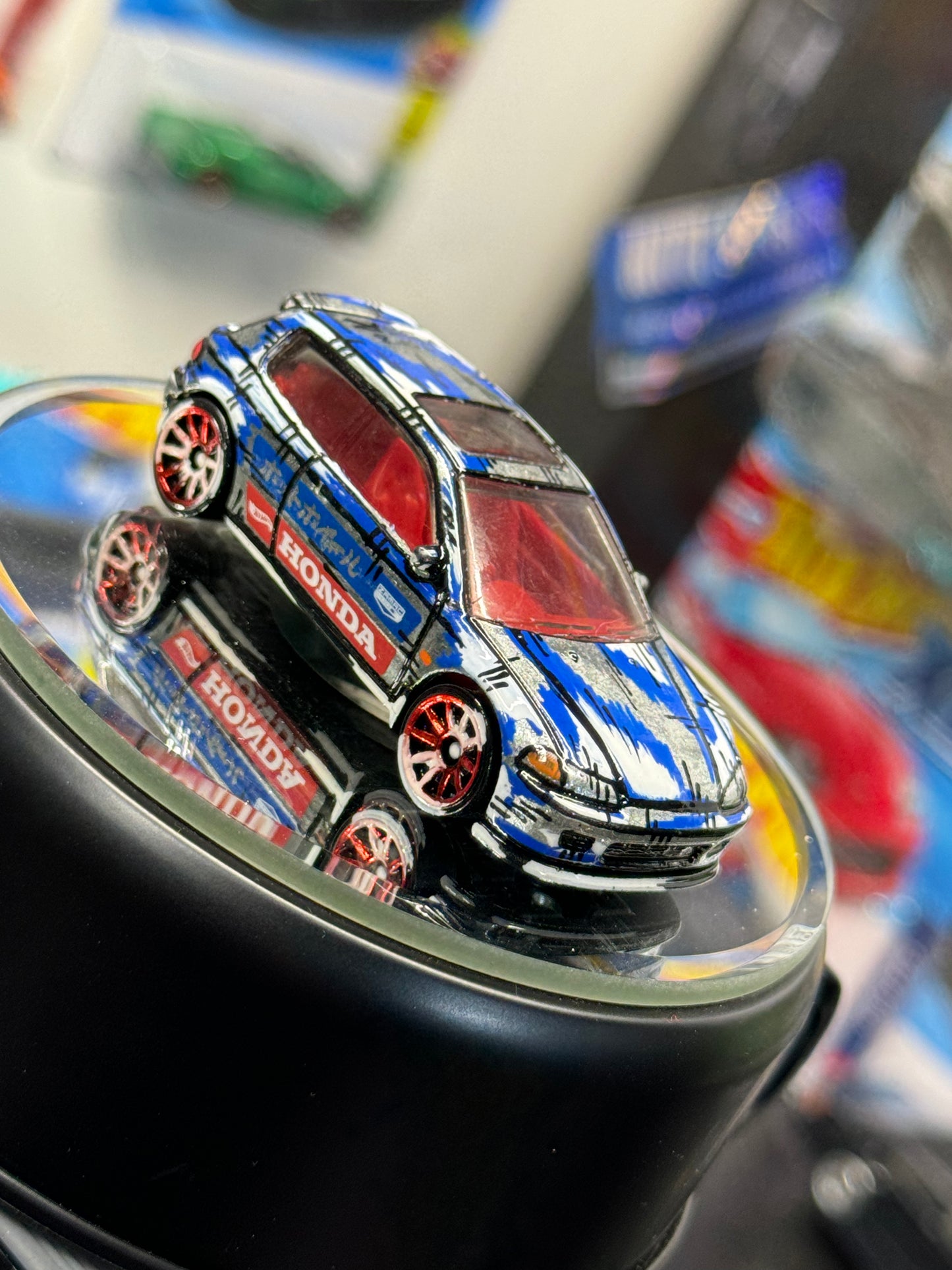 Blind Box Manga Honda Civic EG Hatchback Zamac Hot Wheels (1 of 8)