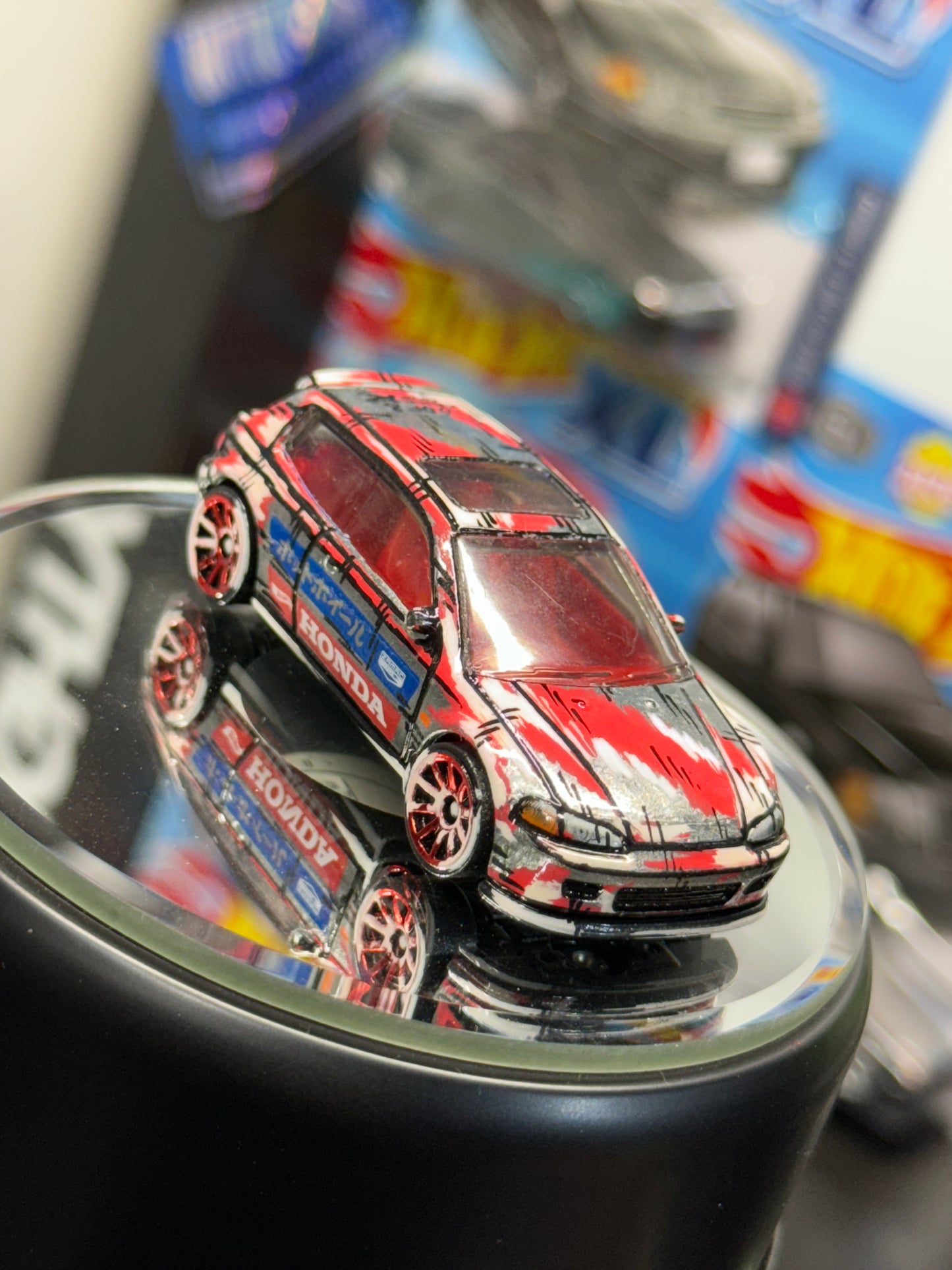 Blind Box Manga Honda Civic EG Hatchback Zamac Hot Wheels (1 of 8)