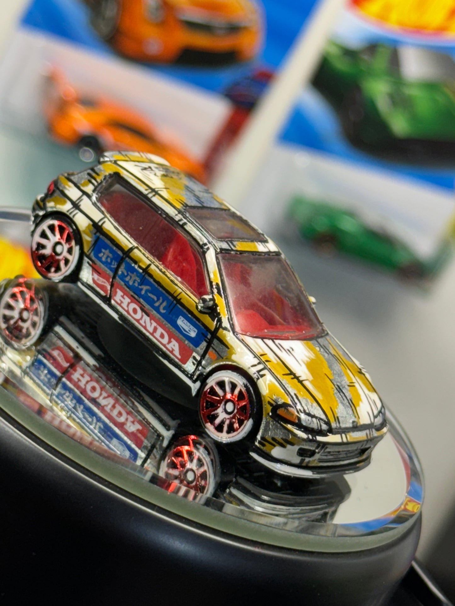 Blind Box Manga Honda Civic EG Hatchback Zamac Hot Wheels (1 of 8)