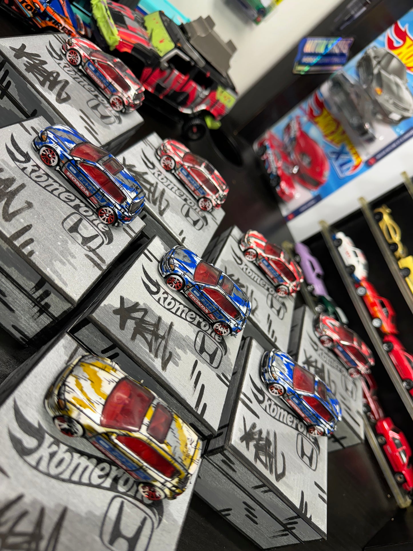 Blind Box Manga Honda Civic EG Hatchback Zamac Hot Wheels (1 of 8)