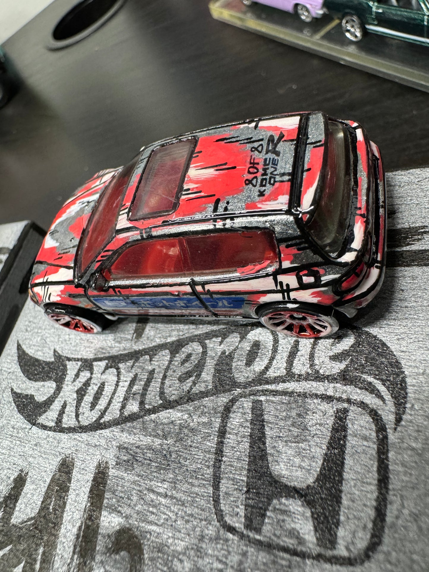 Blind Box Manga Honda Civic EG Hatchback Zamac Hot Wheels (1 of 8)