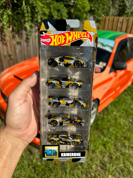Liquid Metal Camo Hot Wheels 5 Pack (1 of 1)