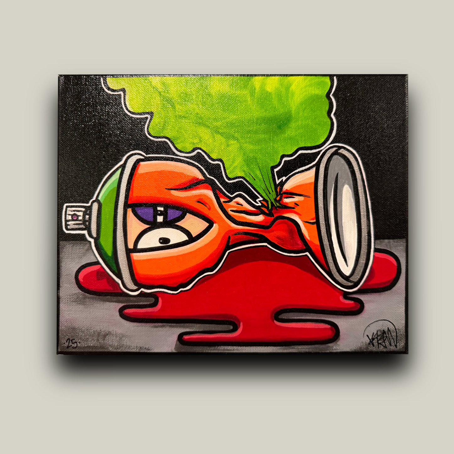 South Park Kenny Smashed “Cantoon” 8x10” Canvas