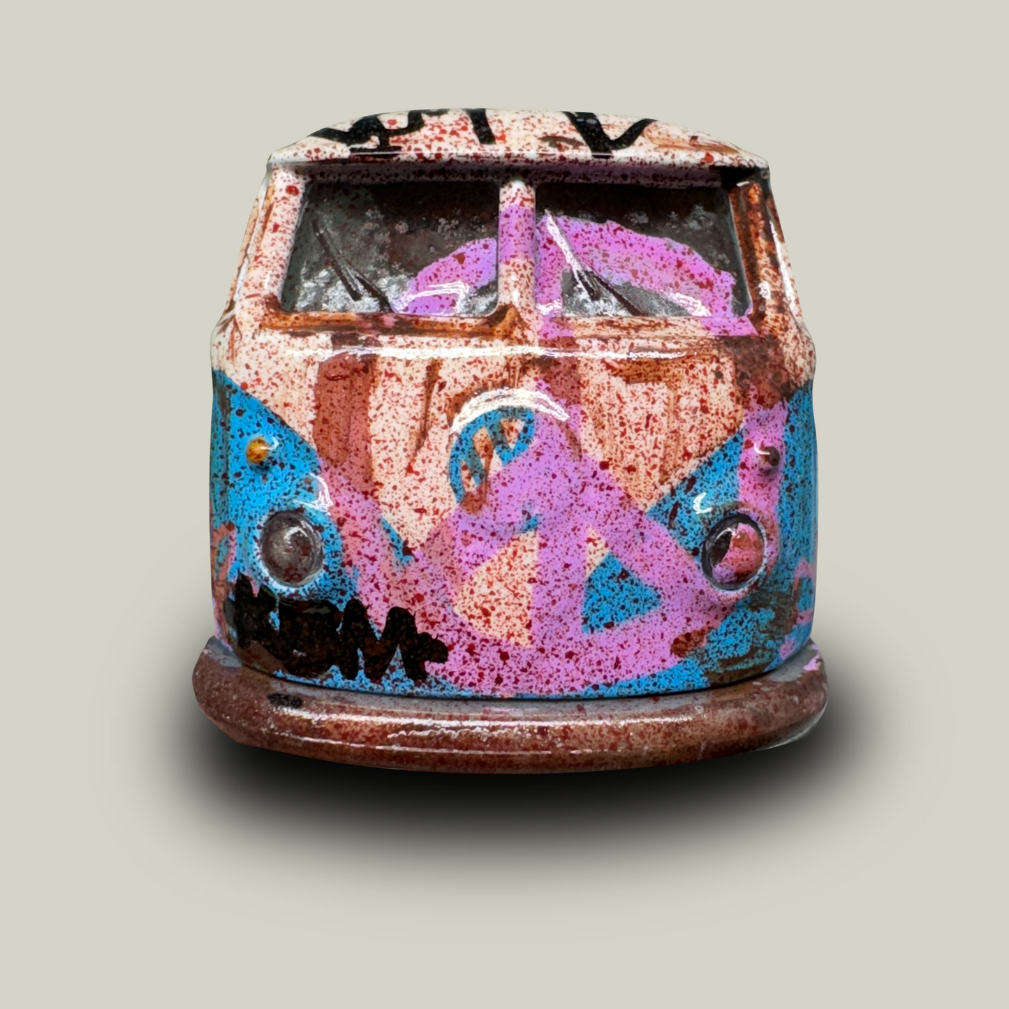 Hippie SpongeBob Graffiti Majorette VW T1 Bus (1 of 1)
