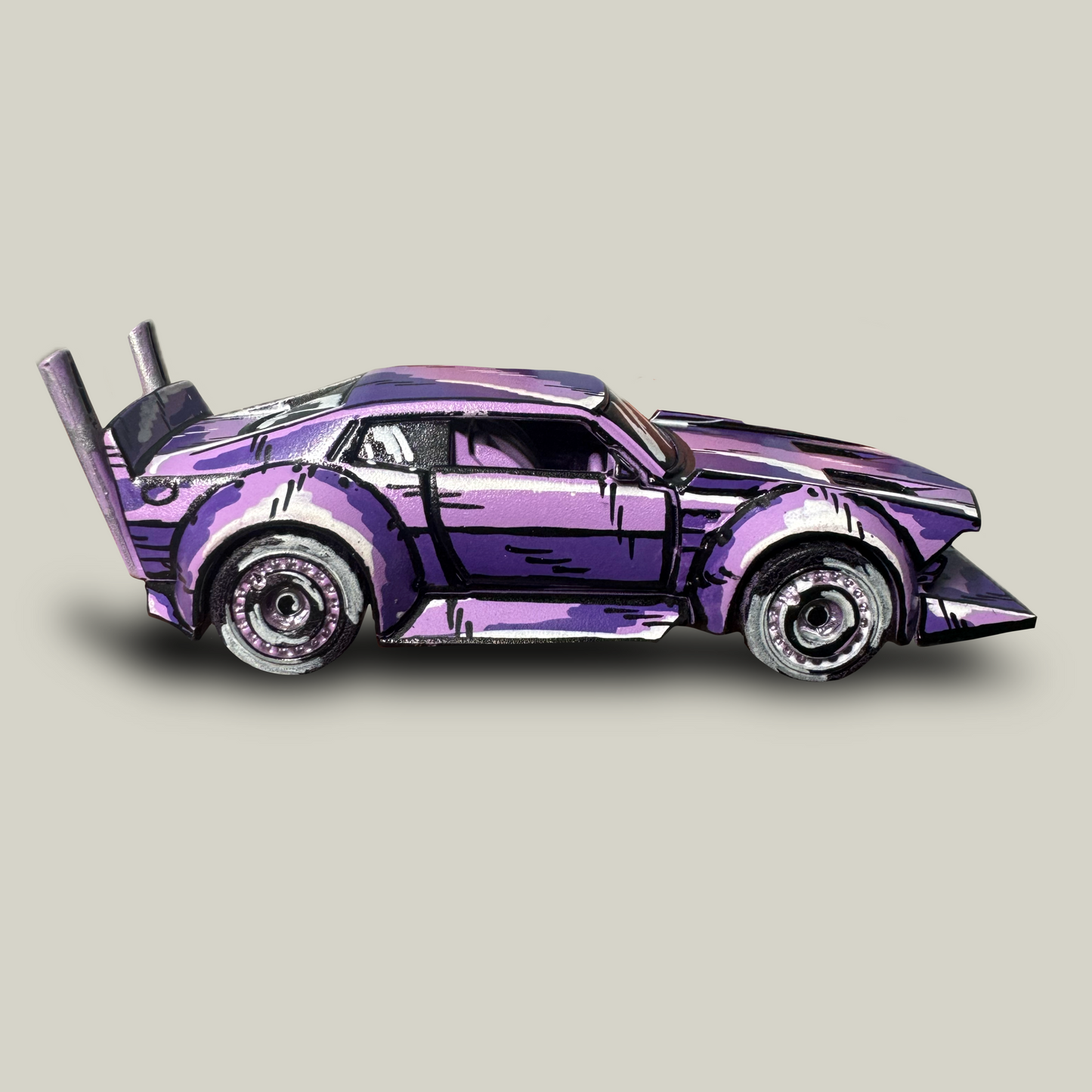 Custom Manga Hot Wheels Night Burnerz Mad Manga (1 of 1)