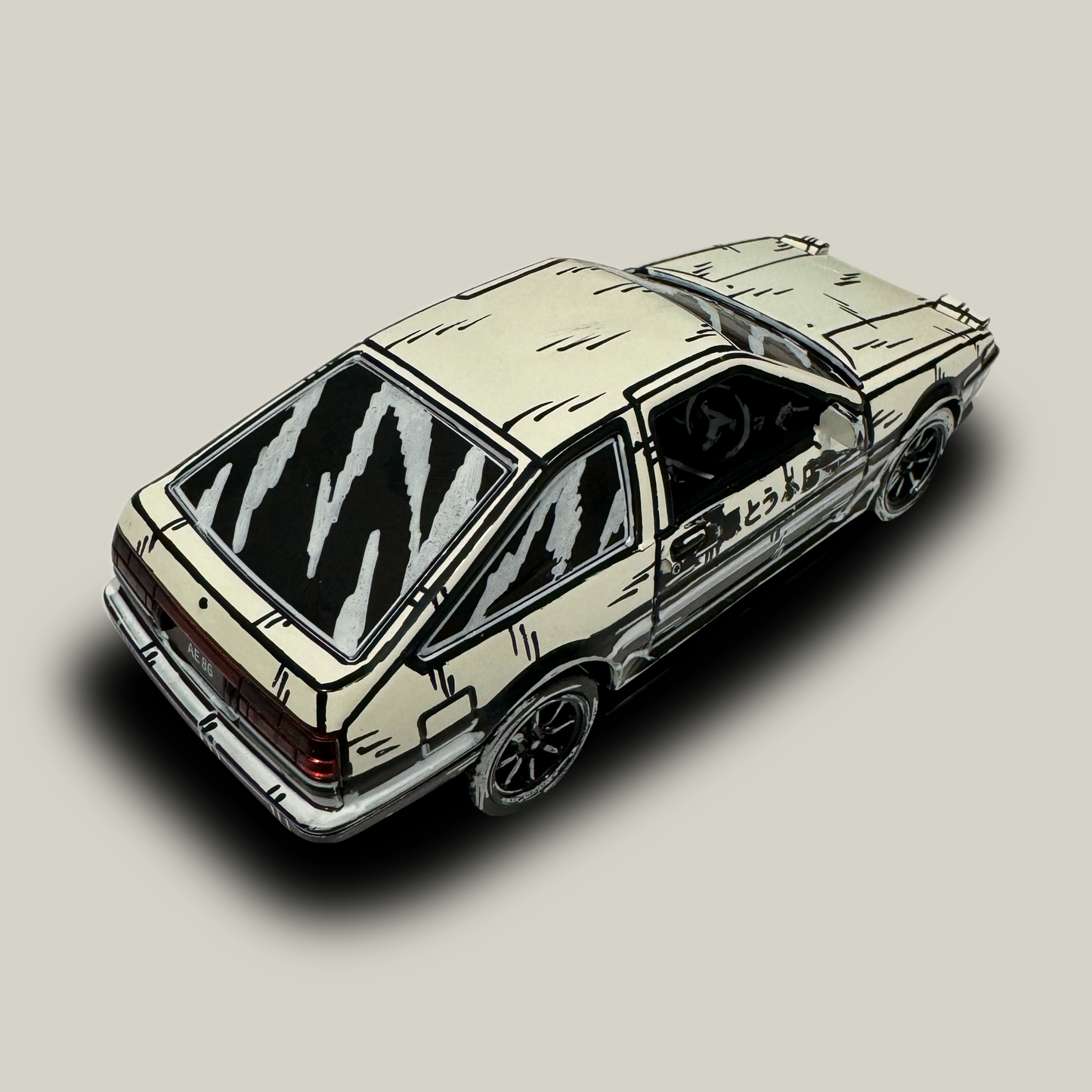 Manga Initial D Toyota AE86 (1 of 1)